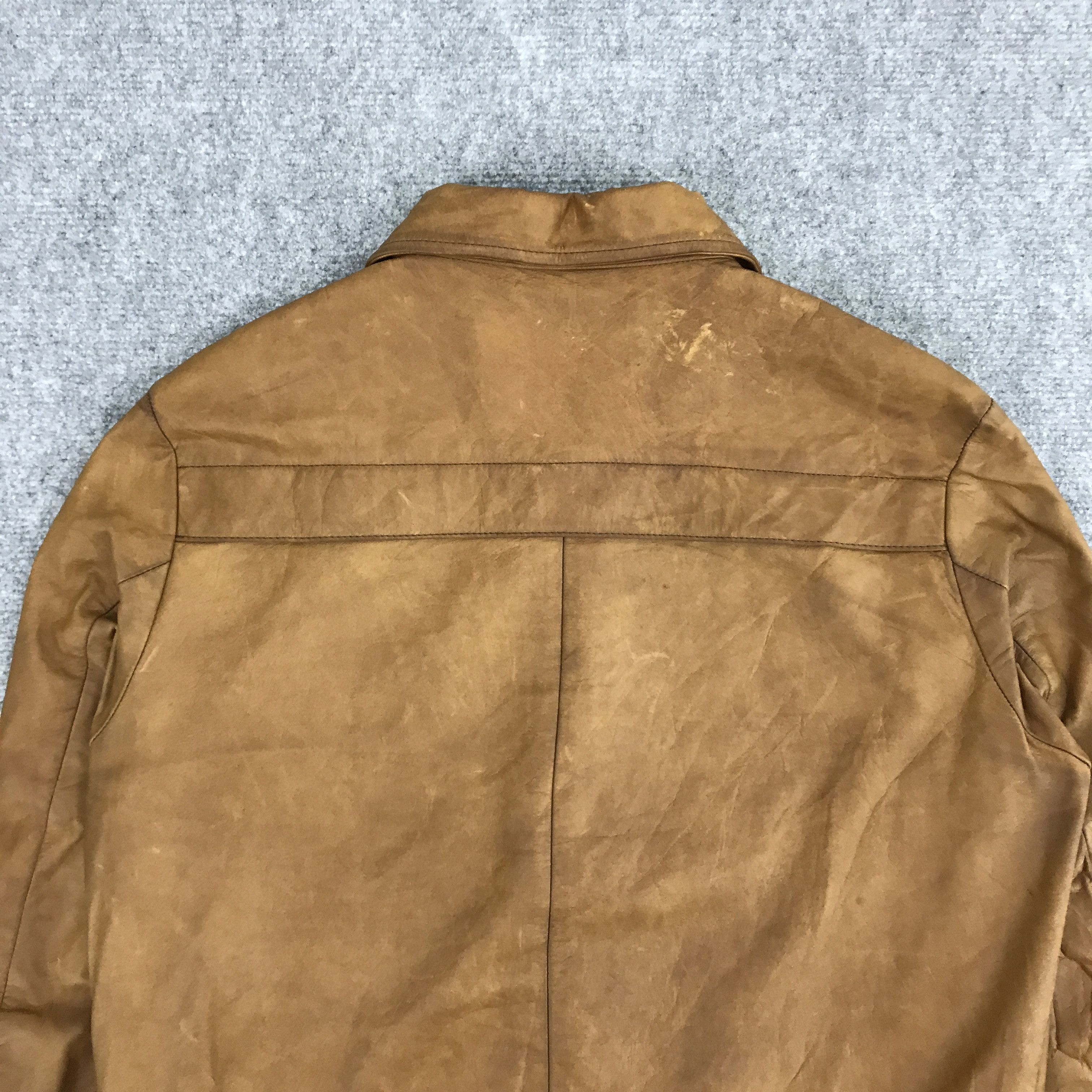 Japanese Brand LIQUID JAPAN BOMBER LEATHER JACKET Size US M / EU 48-50 / 2 - 4 Thumbnail