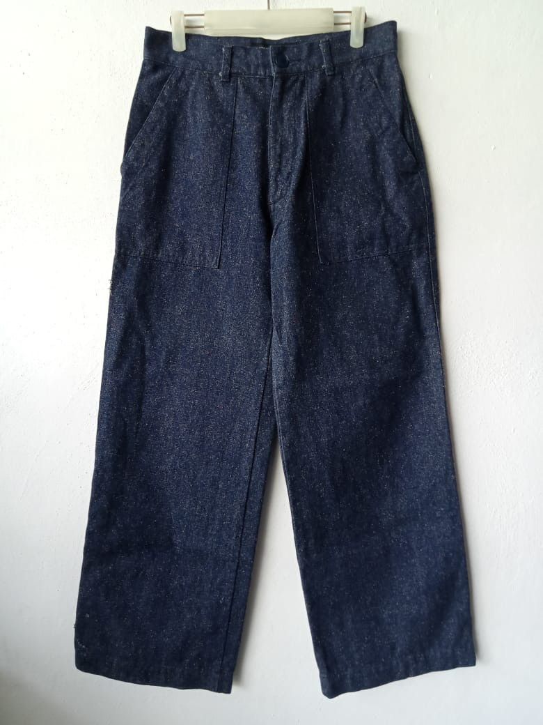 image of Avant Garde x Jnco Maple Creeks Wide Leg Baggy Snow Baker Denim in Blue (Size 30)