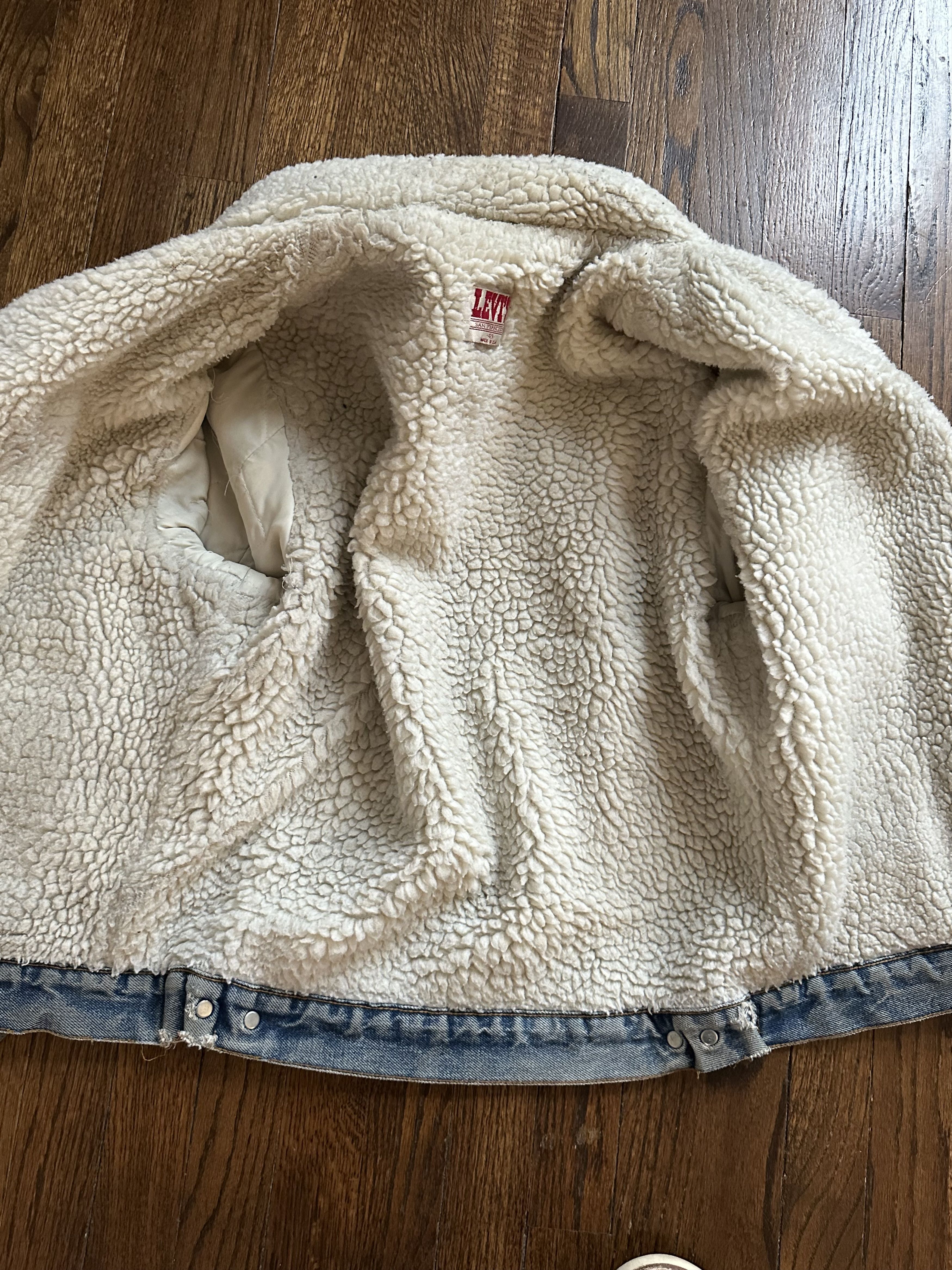 Levi's Made In USA Sherpa Jacket Size US L / EU 52-54 / 3 - 6 Thumbnail