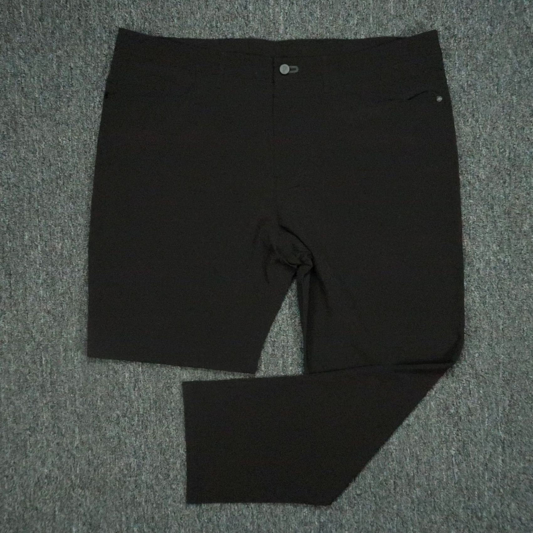 Vintage Public Rec Pants Mens 42x30 Black 5-Pocket Chino Flat Front Stretch Regular | Pants | Mens | Black | 42 | 30 Inseam Size US 42 / EU 58 - 2 Thumbnail