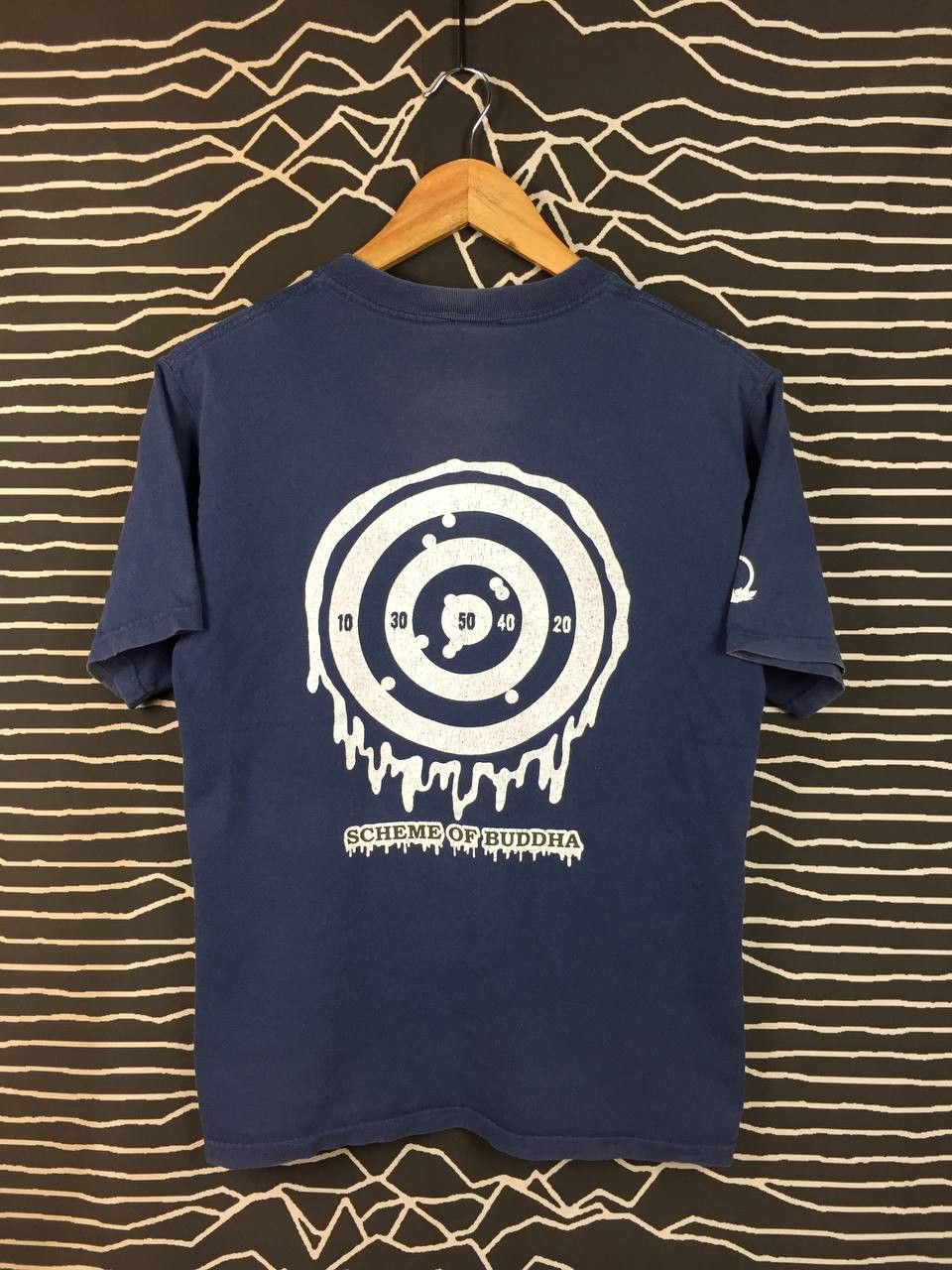 Vintage Vtg Scheme of Buddha Melting Target Streetwear Tee Size US S / EU 44-46 / 1 - 1 Thumbnail