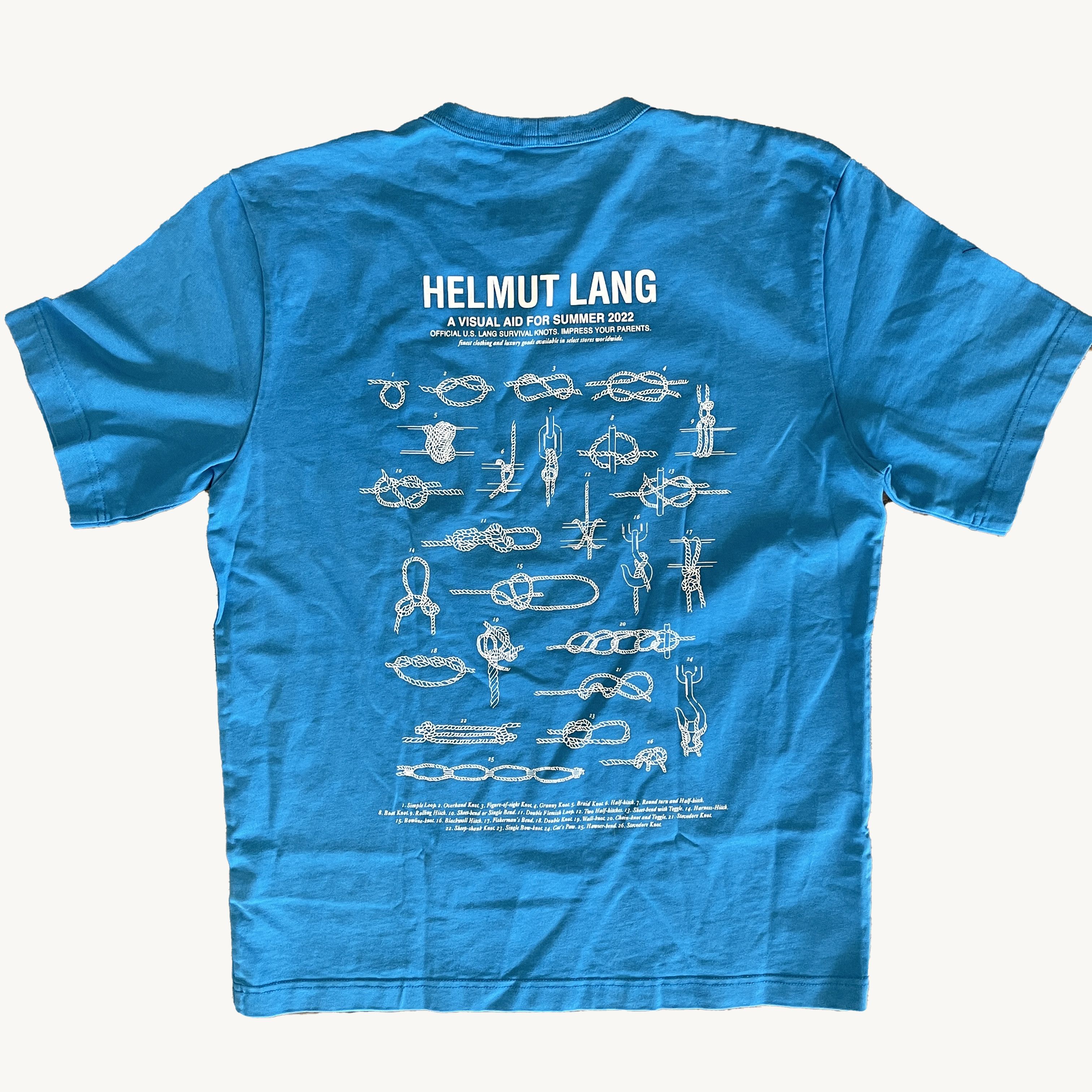 Helmut Lang Helmut Lang Mens Knots Lifeguard T-shirt Size US M / EU 48-50 / 2 - 8 Thumbnail