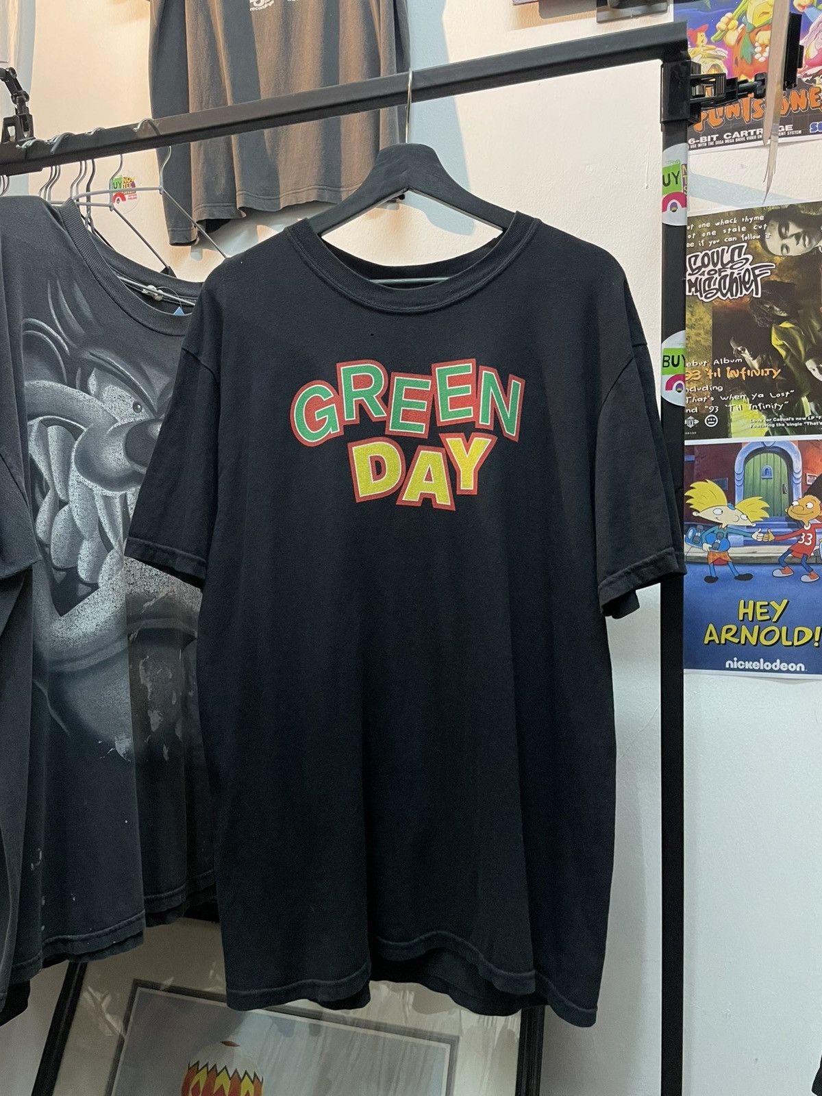 Band Tees Green day Size US L / EU 52-54 / 3 - 2 Thumbnail