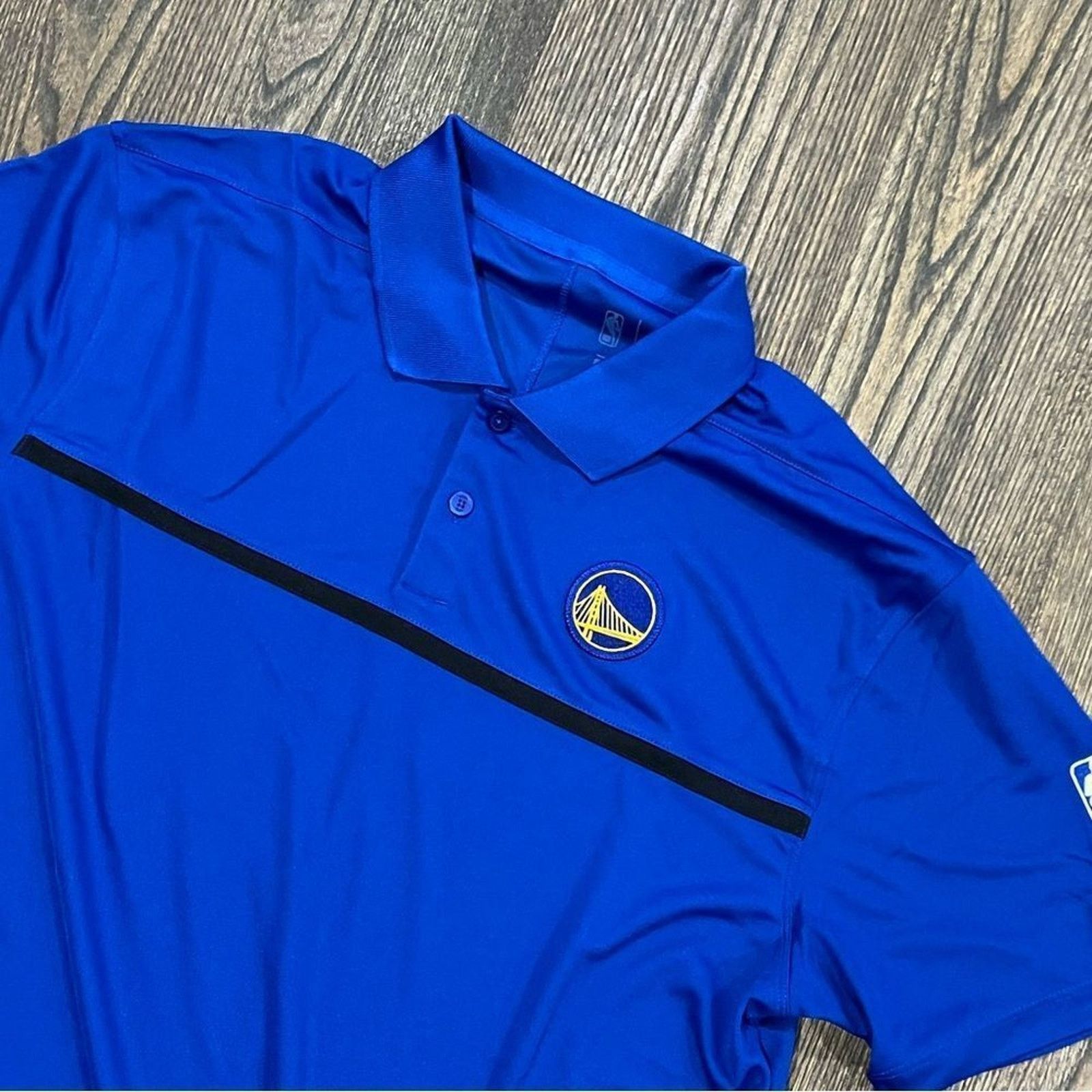 Nike NWT Nike Mens Dri-Fit NBA Golden State Warriors Polo Shirt M Size US M / EU 48-50 / 2 - 2 Thumbnail
