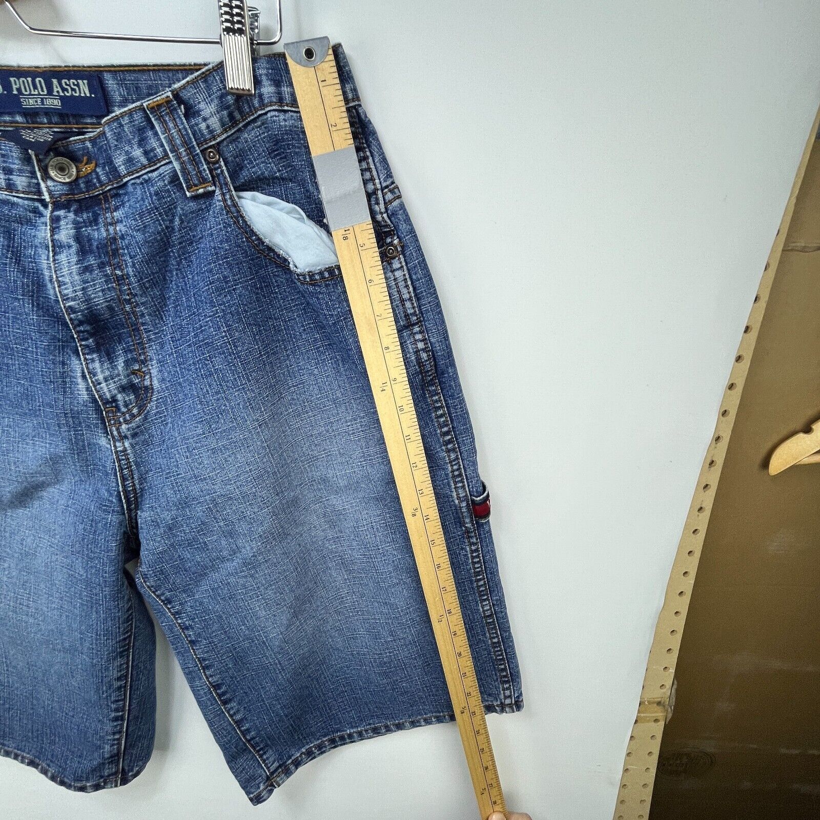 Vintage Vintage Y2K US Polo Assn Baggy Denim Shorts 34 USPA Jorts Size US 34 / EU 50 - 10 Thumbnail