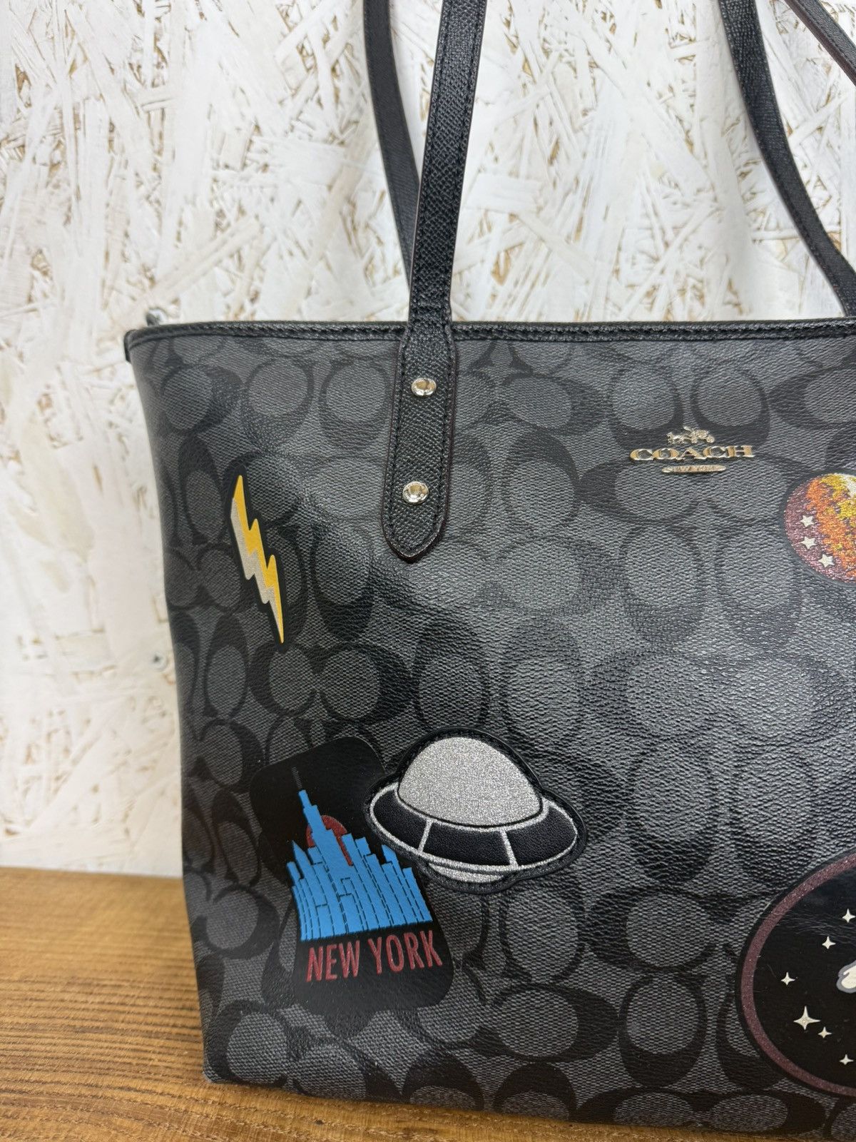 Coach Coach Nasa Space Themed Tote Bag Size ONE SIZE - 5 Thumbnail