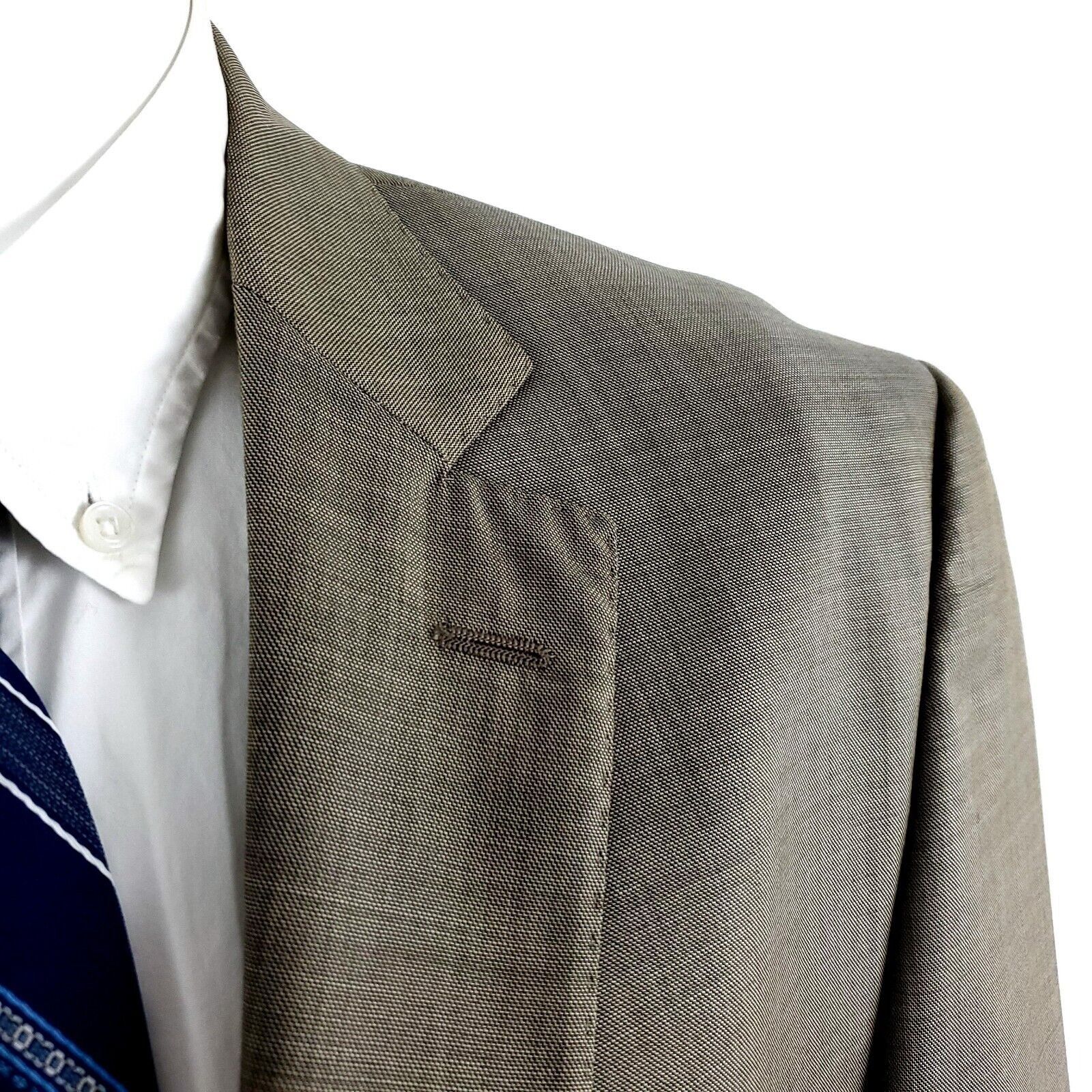 Pronto Uomo Pronto Uomo Signature Zigone Super 110s Wool 2 Button Blazer Size 40L - 2 Thumbnail