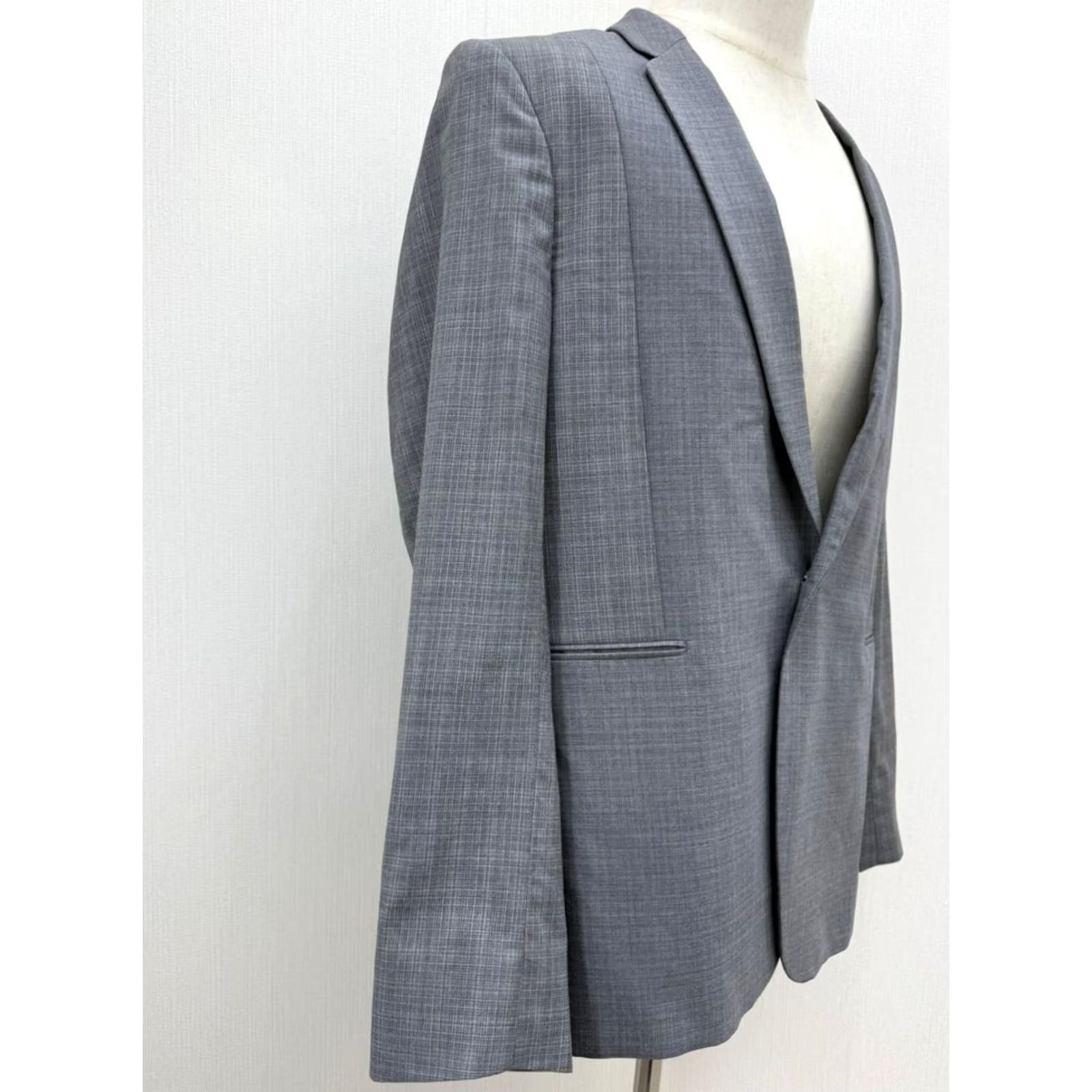 Paul Smith VINTAGE Paul Smith Mens Blazer Leather Wool Grey Jacket XL Notch Lapel 3-in-1 Formal Casual Vintage Mens XL Grey Size 46R - 5 Thumbnail