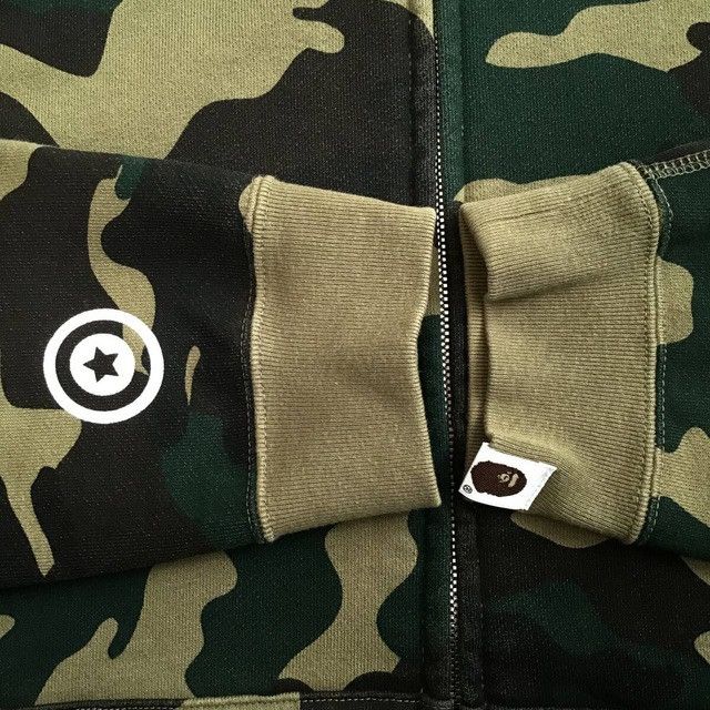 Bape × Nigo BAPE Shark full zip hoodie woodland camo a bathing ape NIGO Size US L / EU 52-54 / 3 - 6 Thumbnail