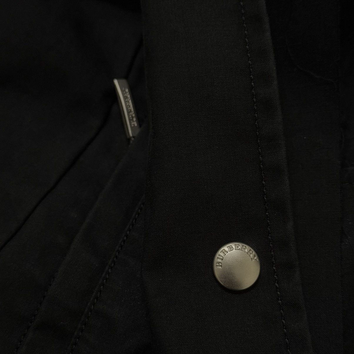 Burberry Burberry England Black Trench Coat Jacket Size L / US 10 / IT 46 - 7 Thumbnail