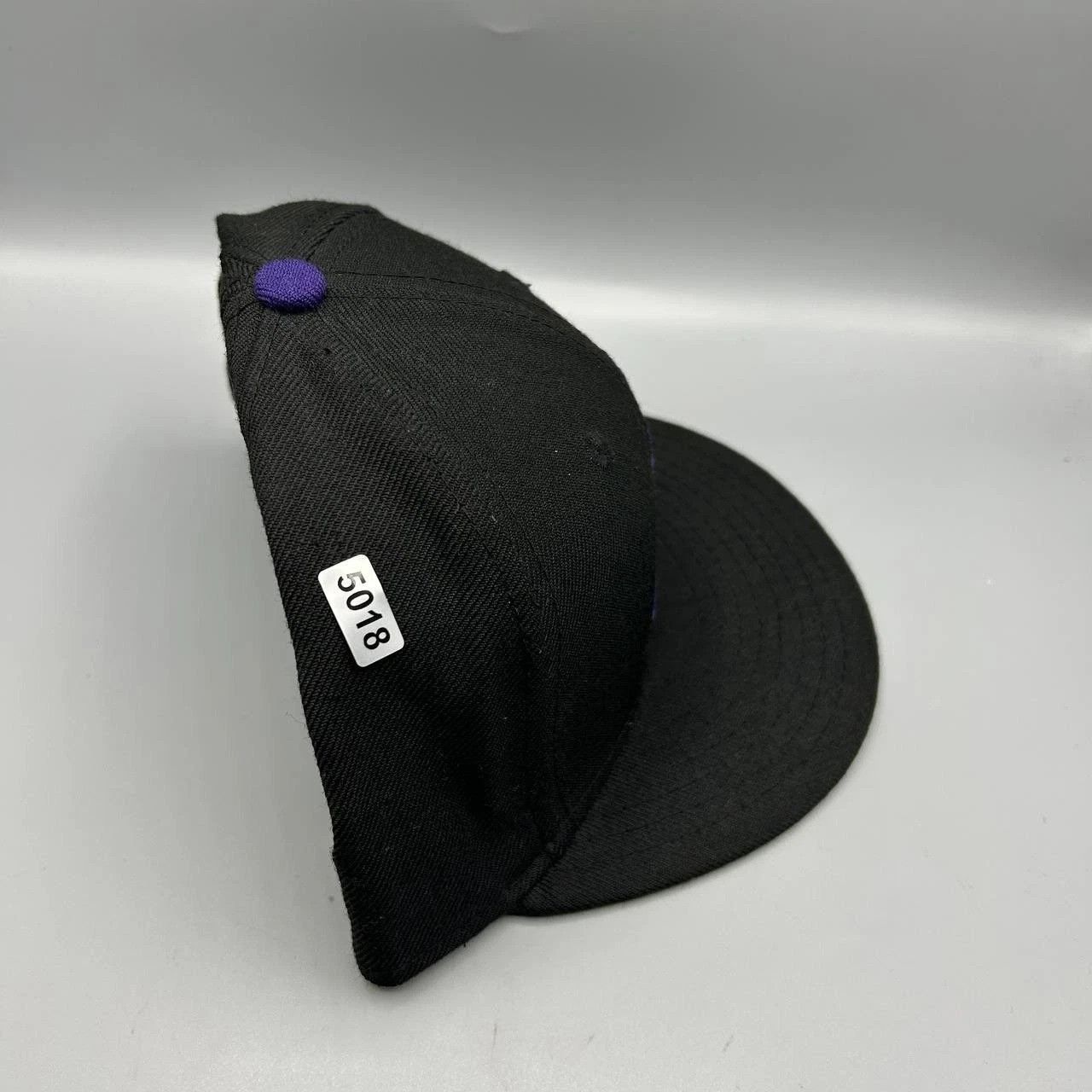 Jordan Brand Air Jordan Hat Men Black Purple Embroidered Snap Back Wool Size ONE SIZE - 10 Thumbnail