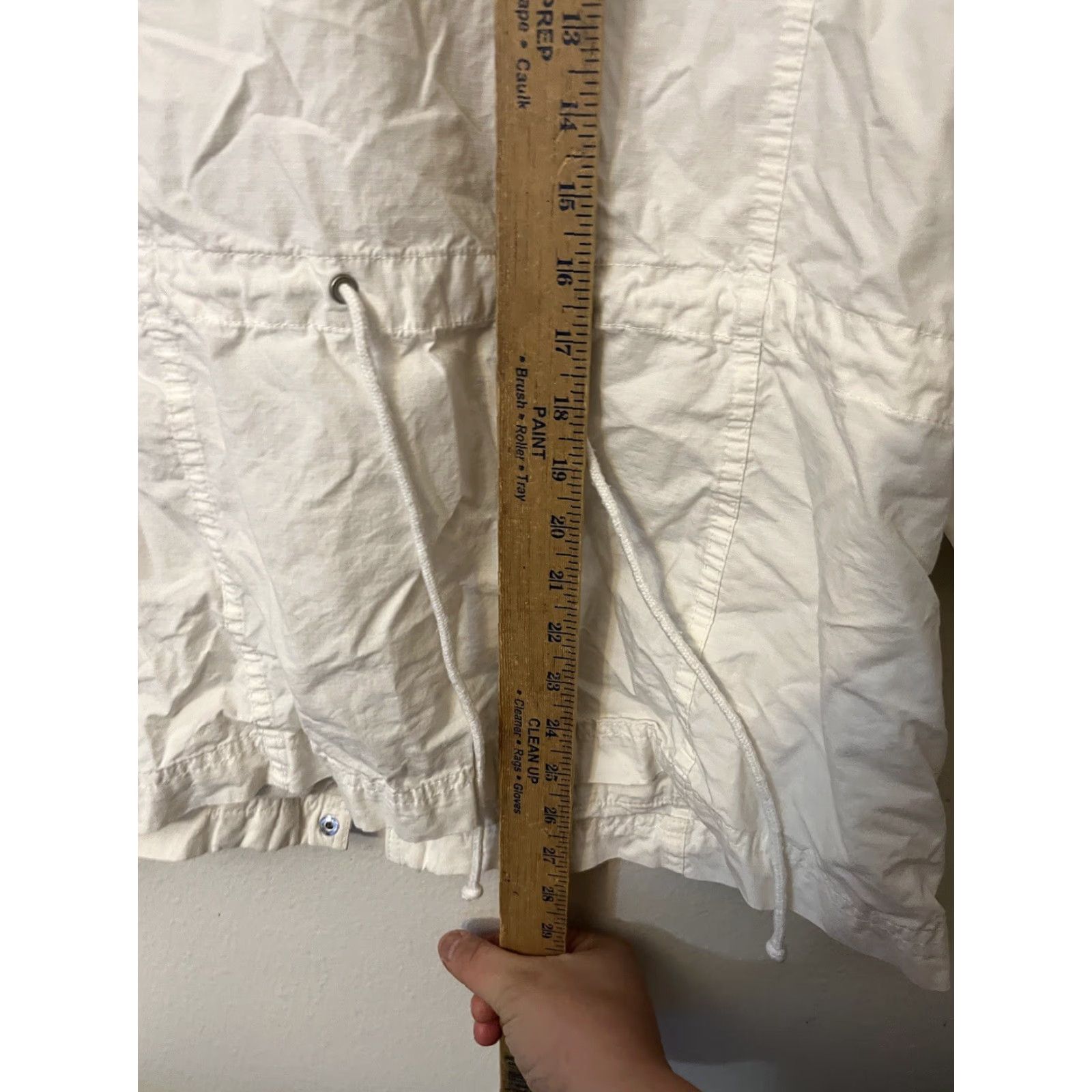 Eddie Bauer Eddie Bauer White Unisex Hooded Jacket Size Large Nylon Polyester Zipper ExcellenCondition Size L / US 10 / IT 46 - 4 Thumbnail