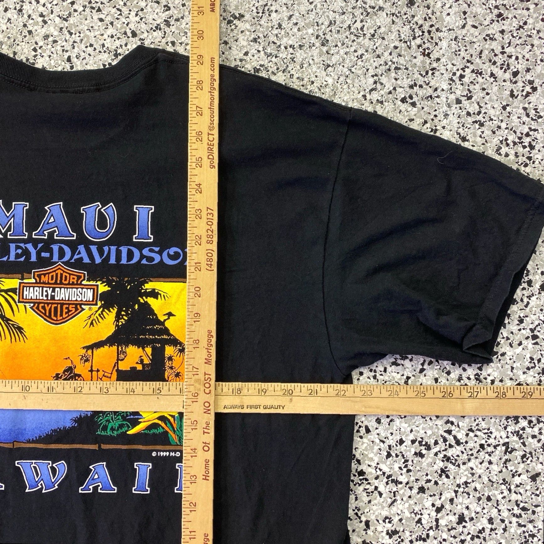 Harley Davidson VINTAGE Harley-Davidson Maui Hawaii 1999 Black T Shirt Black Mens XL Size 90s Biker Motorcycle Double-Sided Crew Neck Short Sleeve Cotton T-Shirt Size US XL / EU 56 / 4 - 4 Thumbnail