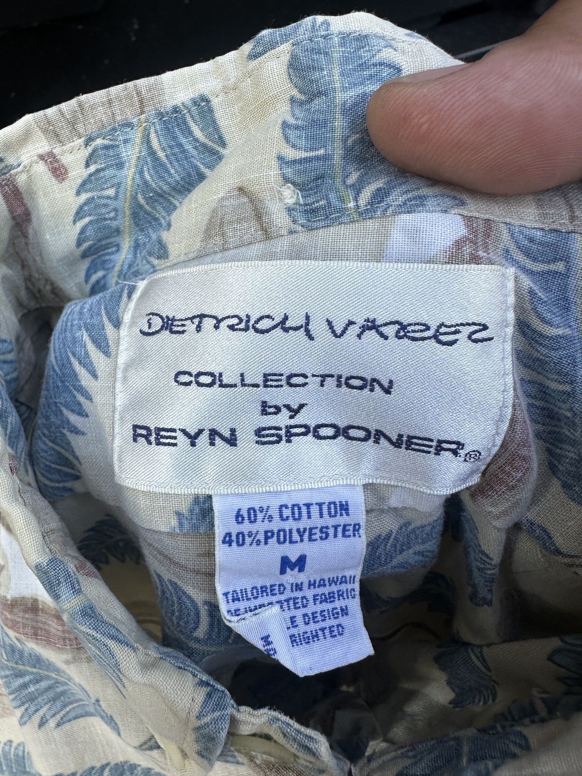 Reyn Spooner Reyn Spooner Dietrich Varez Hawaiian Print Men's M Size US M / EU 48-50 / 2 - 4 Thumbnail