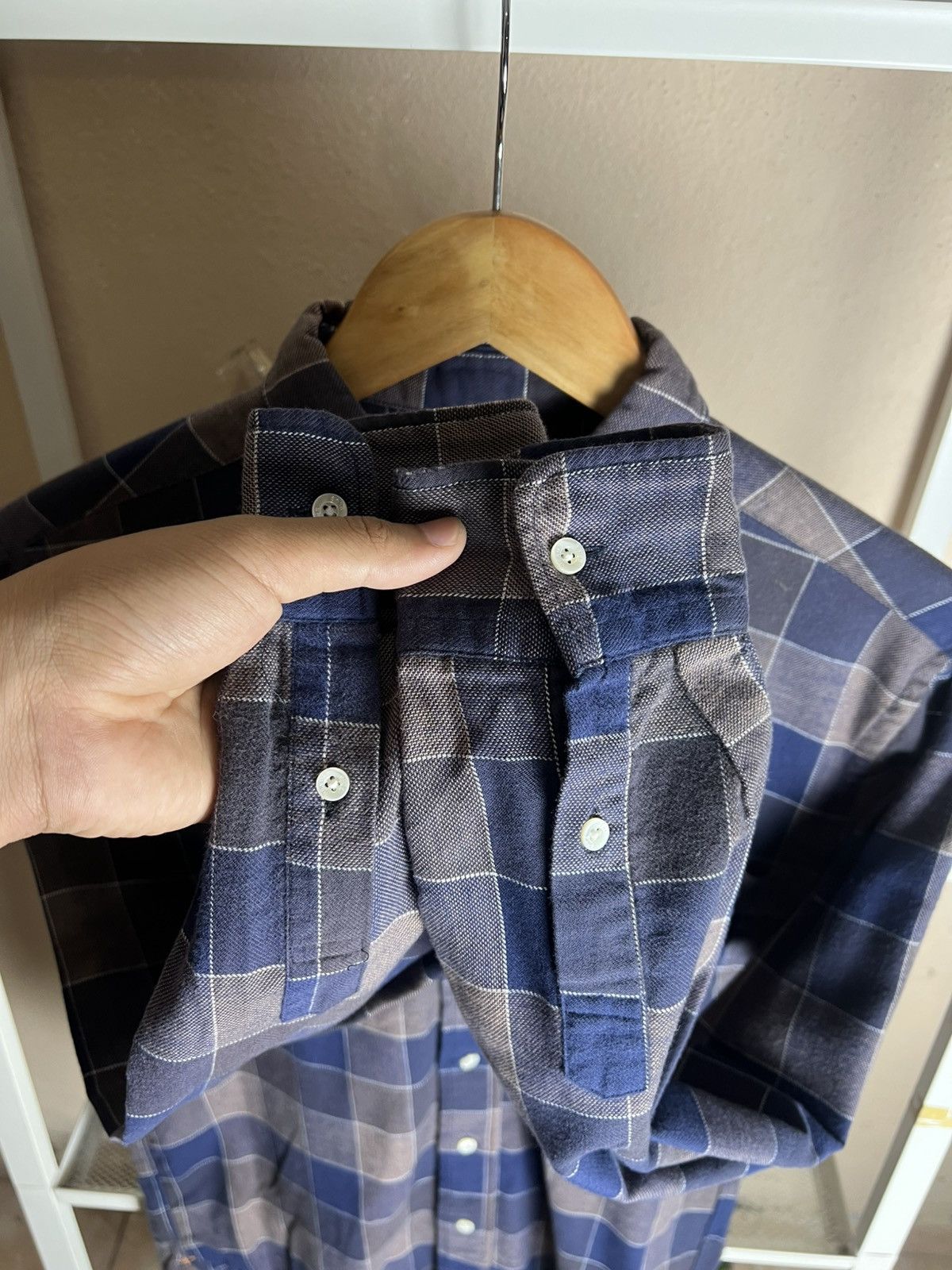 Beams Japan Flannel Checkered Button Up