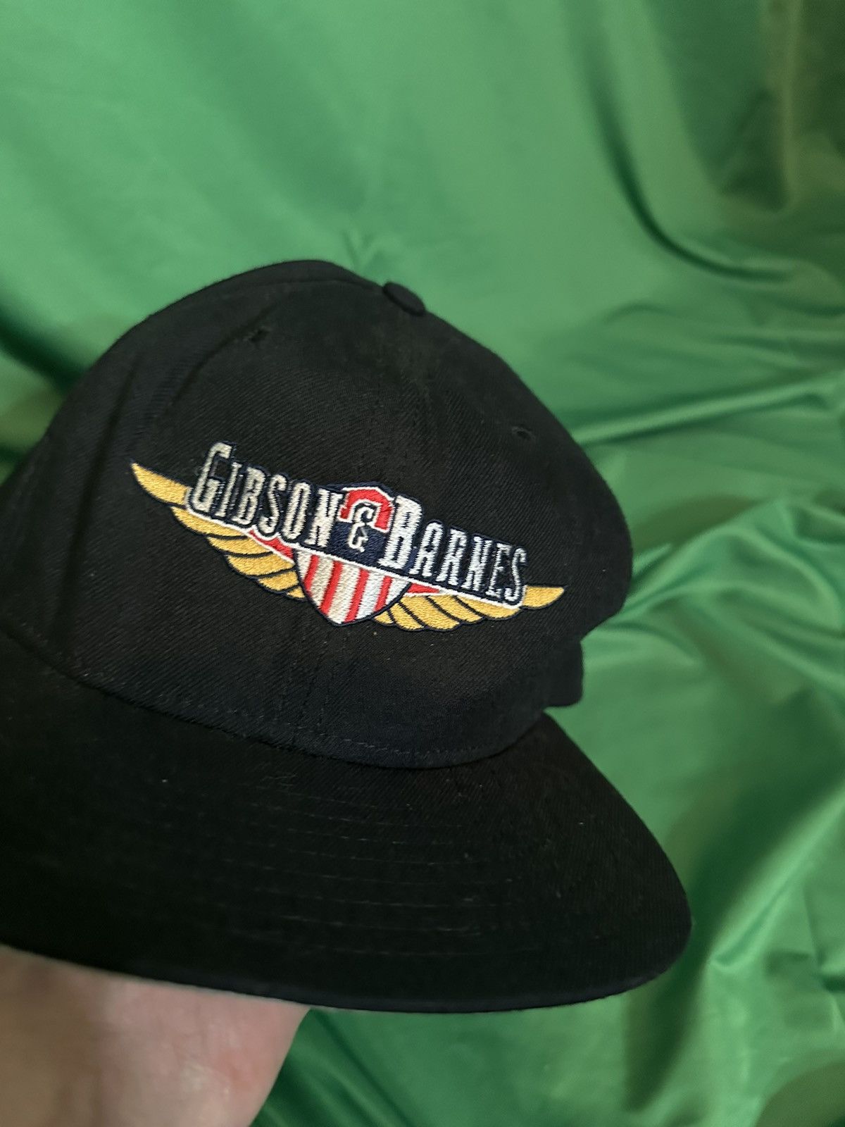 New Era Gibson & Barnes logo embroidered flight suit hat Size ONE SIZE - 2 Thumbnail