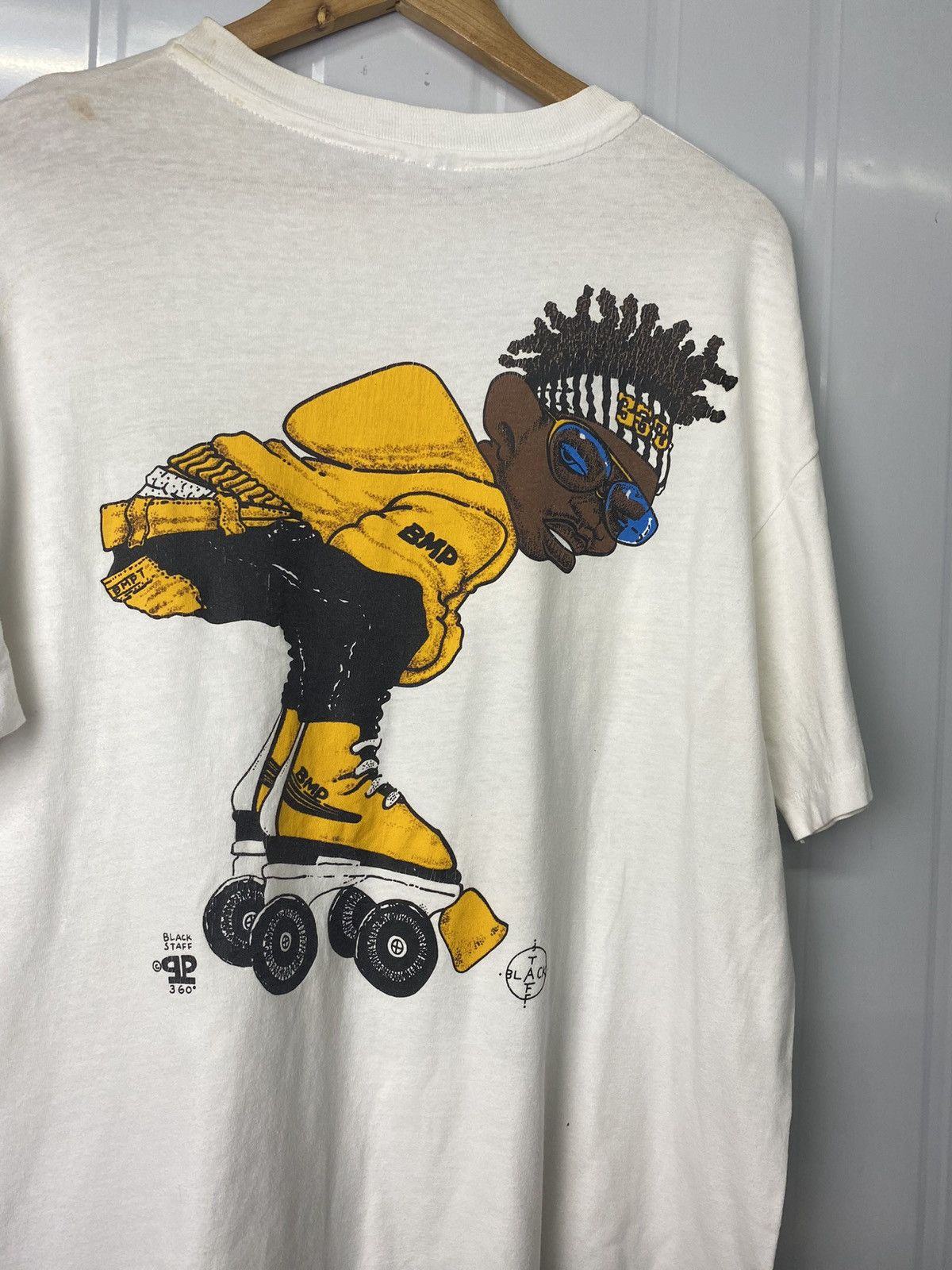 VERY RARE! Vintage 90s Skate Tees BMP Hookups Parody