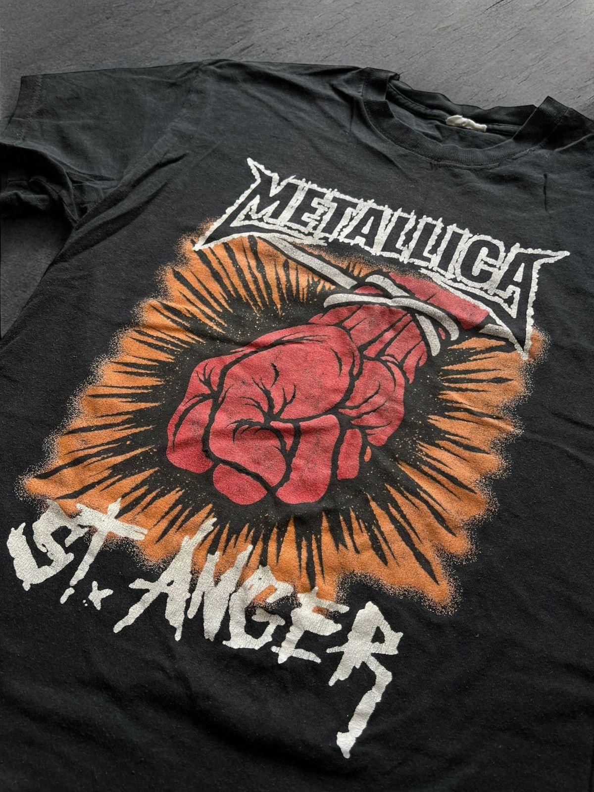 Band Tees Metallica vintage T-shirt St. Anger 2004 tour black band tee Size US M / EU 48-50 / 2 - 2 Thumbnail