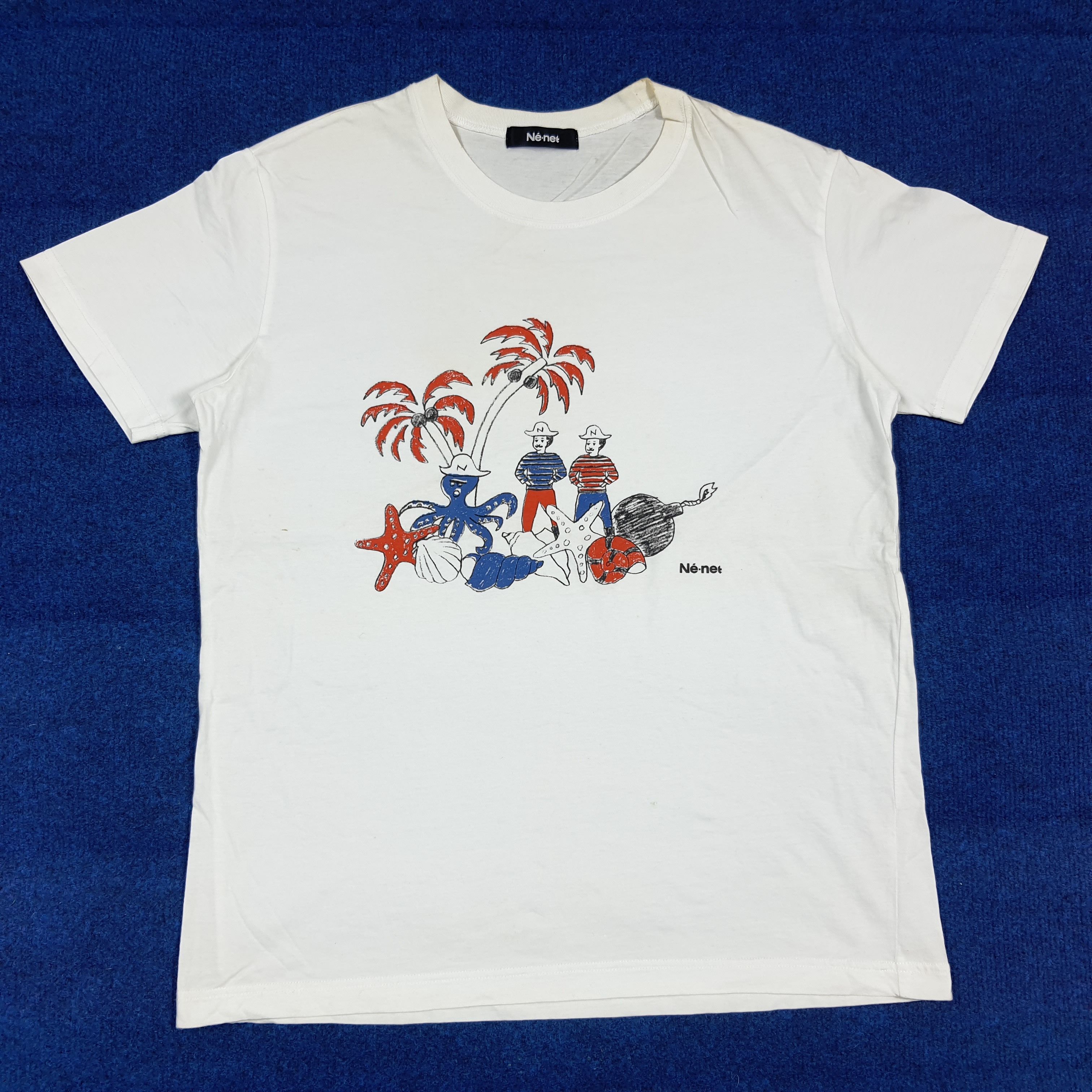 Ne-Net Vintage Ne-Net by Issey Miyake Japan Tshirt C294N13 Size US M / EU 48-50 / 2 - 1 Thumbnail