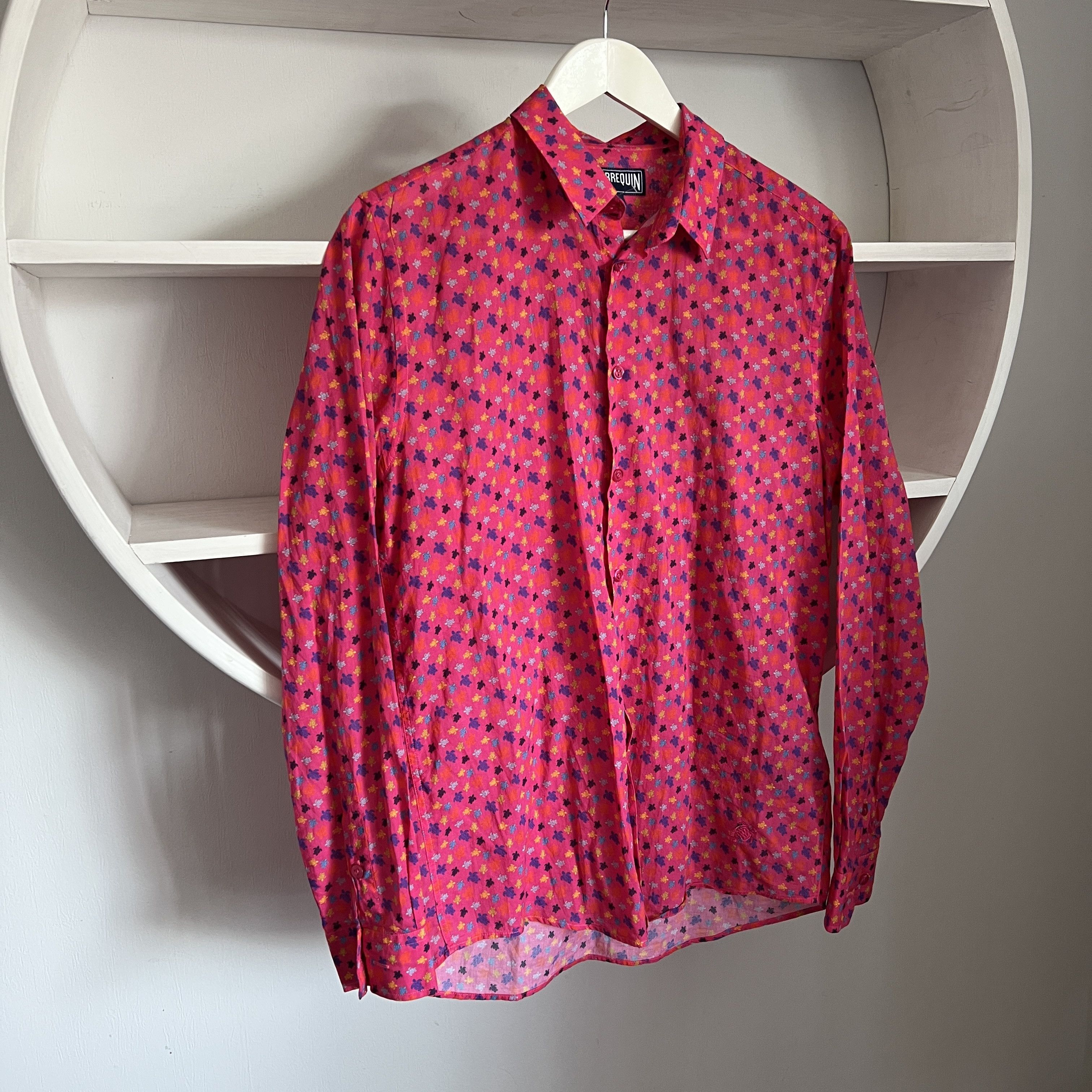 Vilebrequin Men's VILEBREQUIN Cotton Casual Logo Pink Shirt Size M Size US S / EU 44-46 / 1 - 2 Thumbnail
