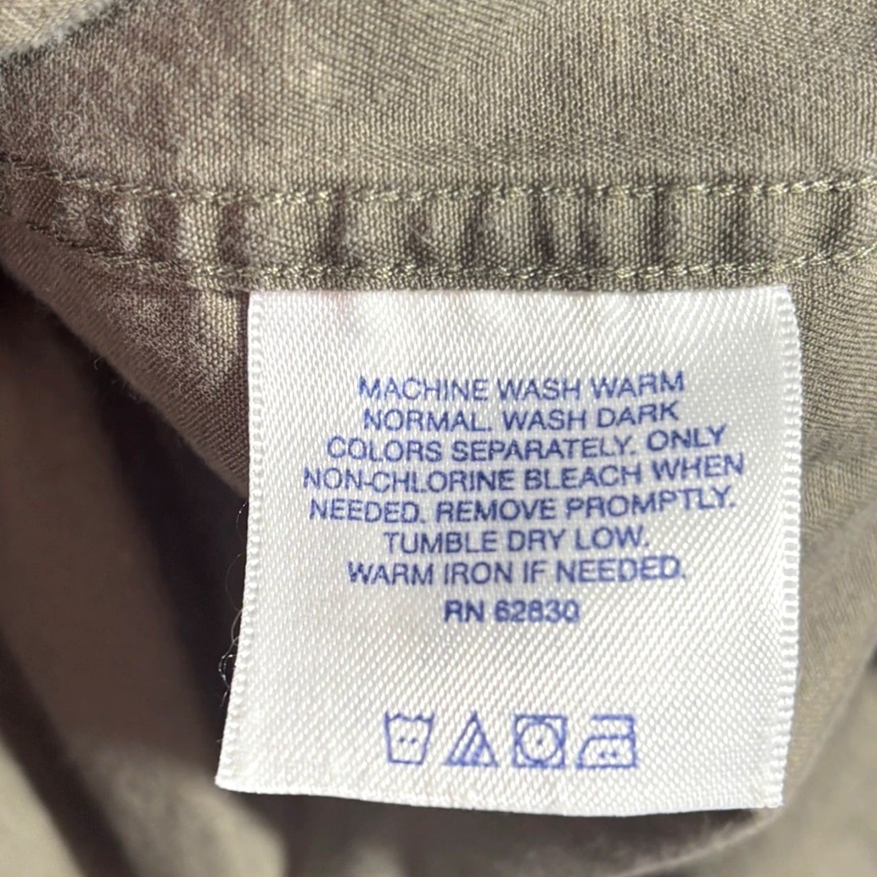 Lands' End VINTAGE Lands' End Direct Merchants Heavyweight Cotton Shirt L Brown Men’s L Long Sleeve Regular 100% Cotton Earth Tone Back Shoulder Pleat 1990s Size US L / EU 52-54 / 3 - 3 Thumbnail