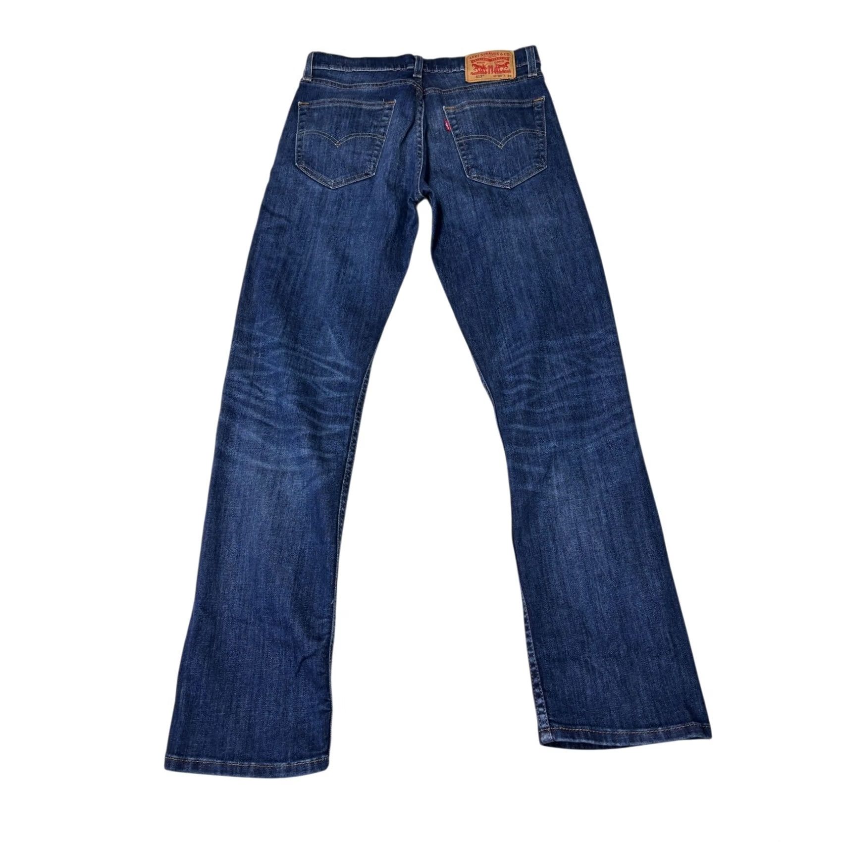 Levi's Levi's 513 Slim Straight Jeans Mens W30 L32 Dark Wash Denim Size US 30 / EU 46 - 6 Thumbnail