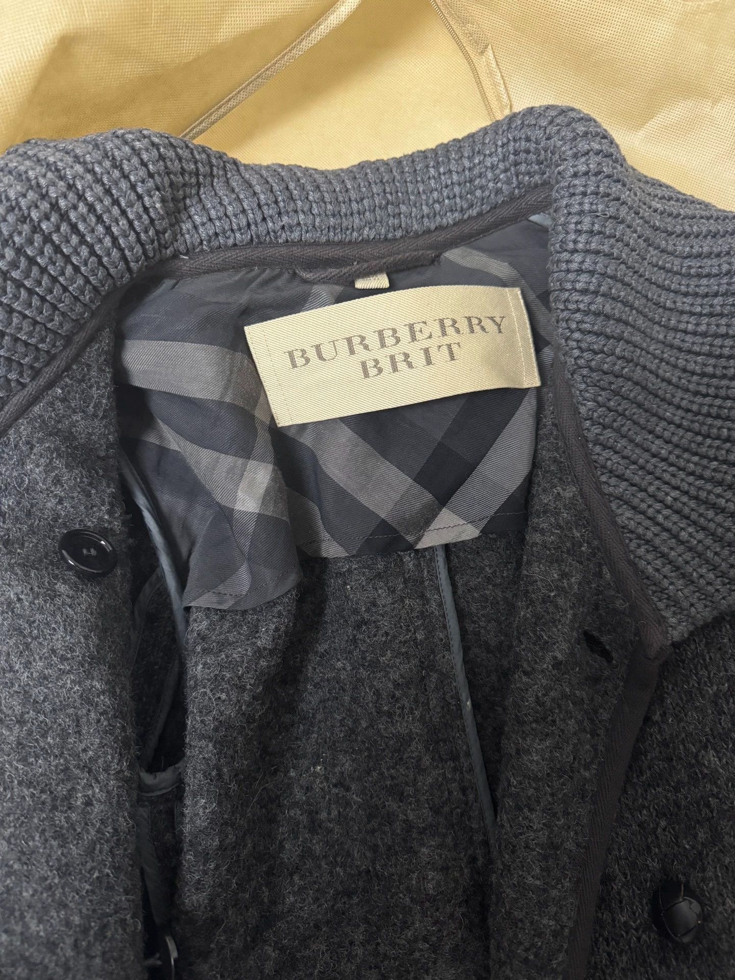 Burberry Burberry Authentic Wool Coat UK4 Size XS / US 0-2 / IT 36-38 - 2 Thumbnail