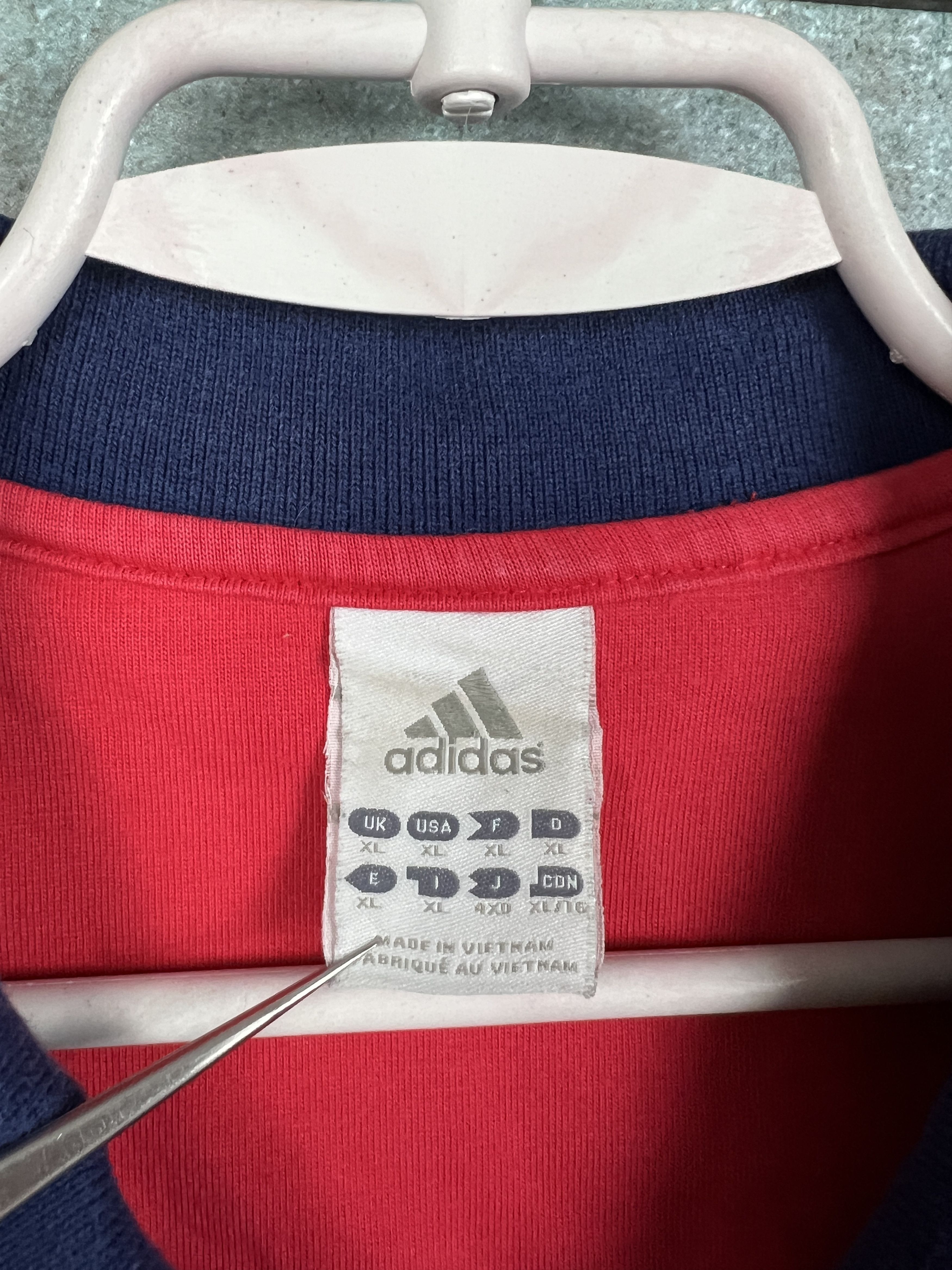 Adidas Adidas France Football Train Polo Shirt Soccer Jersey Trikot Size US XL / EU 56 / 4 - 5 Thumbnail