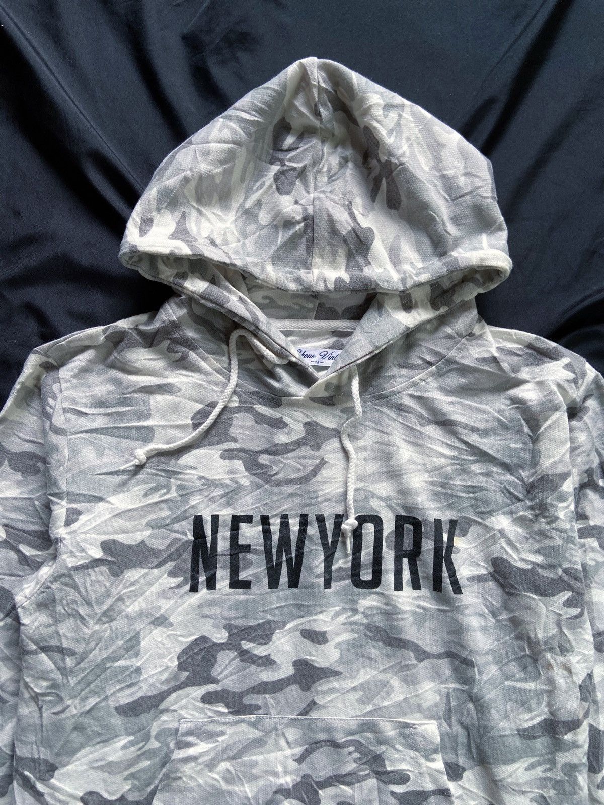If Six Was Nine × Japanese Brand × Le Grande Bleu (L.G.B.) JAPANESE SKKONE VINTAGE NEW YORK ARMY HOODIE Size US M / EU 48-50 / 2 - 3 Thumbnail