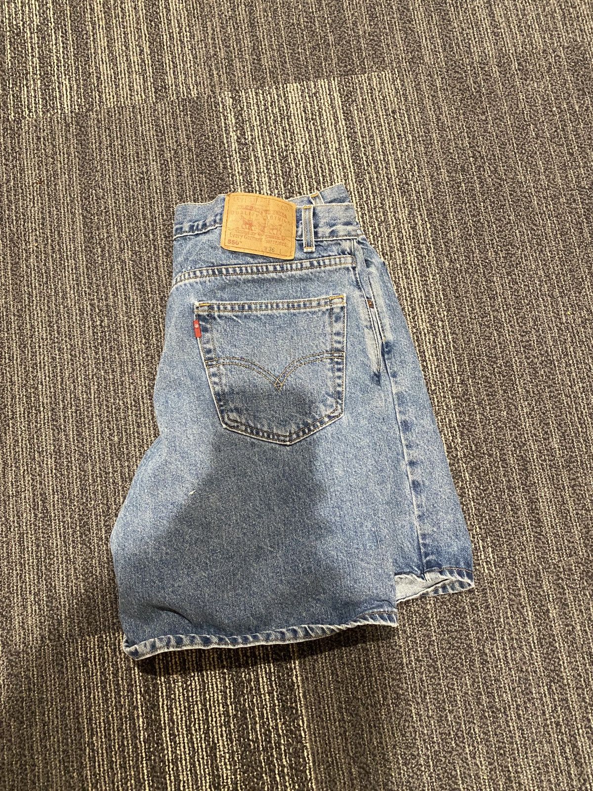 Levi's × Vintage Vintage Levi’s 550 Jean Shorts Tab 2003 Jorts Relaxed Denim Size US 36 / EU 52 - 3 Thumbnail