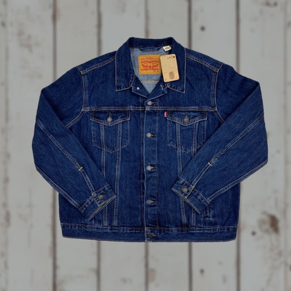 Levi's VINTAGE Levi's Trucker Jacket Denim Blue XL Men Regular Size XL NWT Size US XL / EU 56 / 4 - 1 Thumbnail