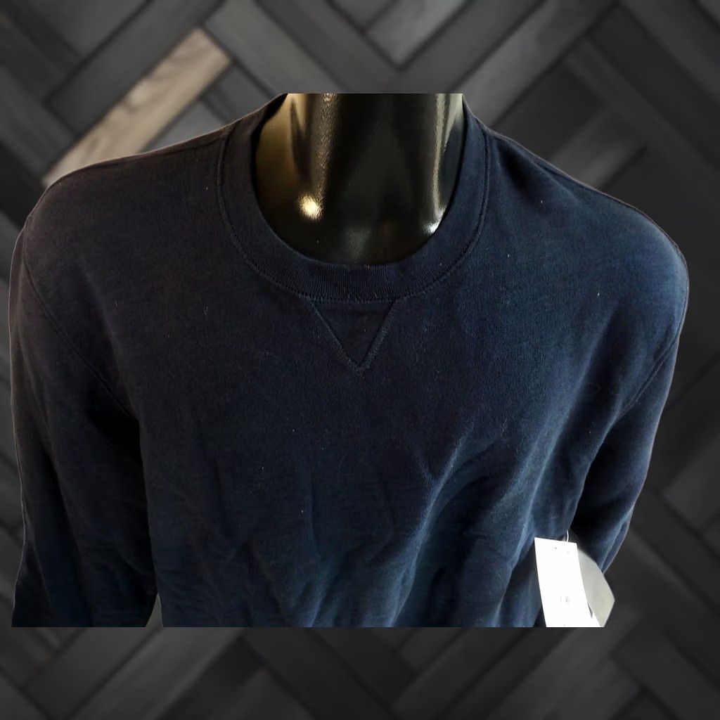 Bloomingdale's BLOOMINGDALE'S The Men's Store LS Pullover Crew Neck Sweatshirt Navy XL NWT Blue Big 100% Cotton Crew Neck Mens Sweatshirt Size US XL / EU 56 / 4 - 1 Thumbnail