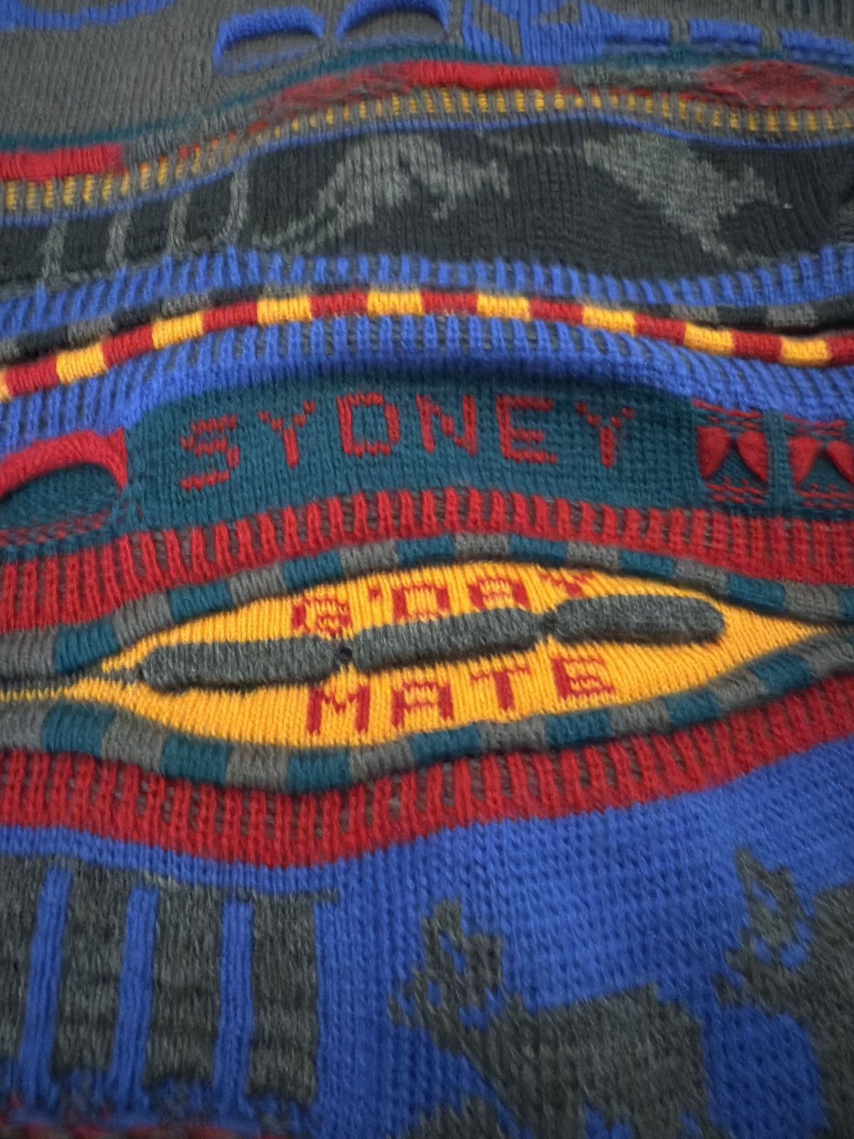 Coogi × Man Made In Australia × Vintage 90s Wool Knitwear Emaroo Australia Cardigan Sweater S Size US S / EU 44-46 / 1 - 7 Thumbnail