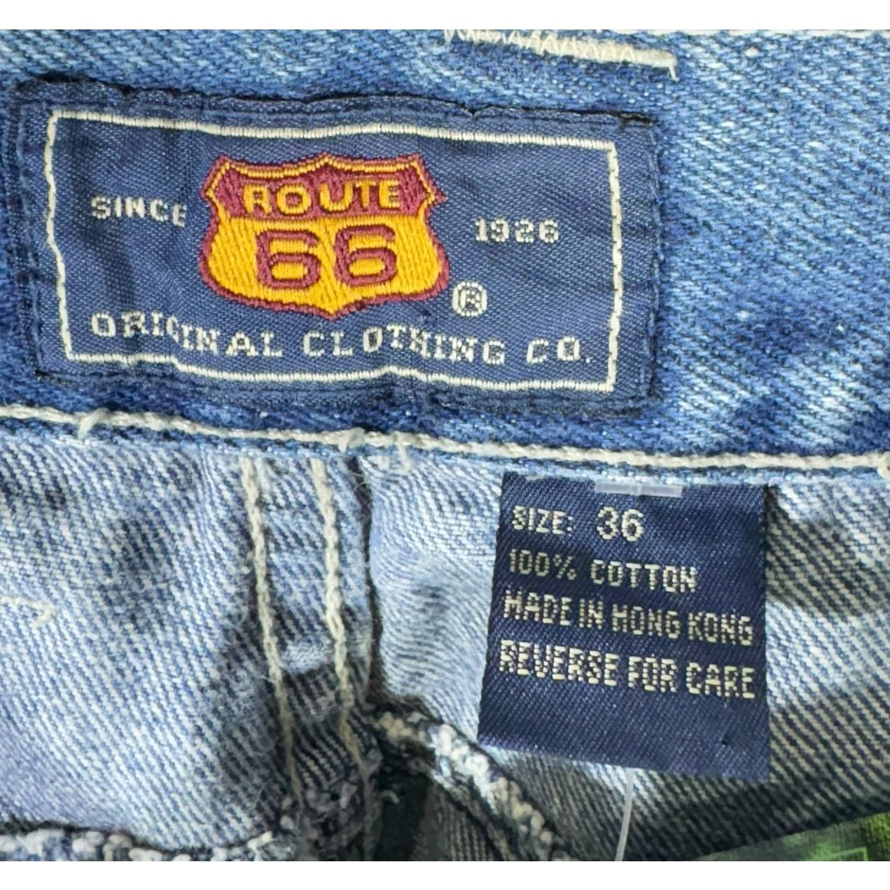 Route 66 Vintage Route 66 Denim Carpenter Shorts 36 x 12 Size US 36 / EU 52 - 7 Thumbnail