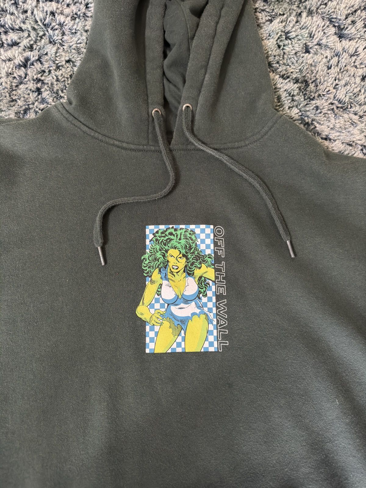 Marvel Comics Vans Marvel Exclusive She-Hulk M Green Pullover Hoodie Size US M / EU 48-50 / 2 - 2 Thumbnail