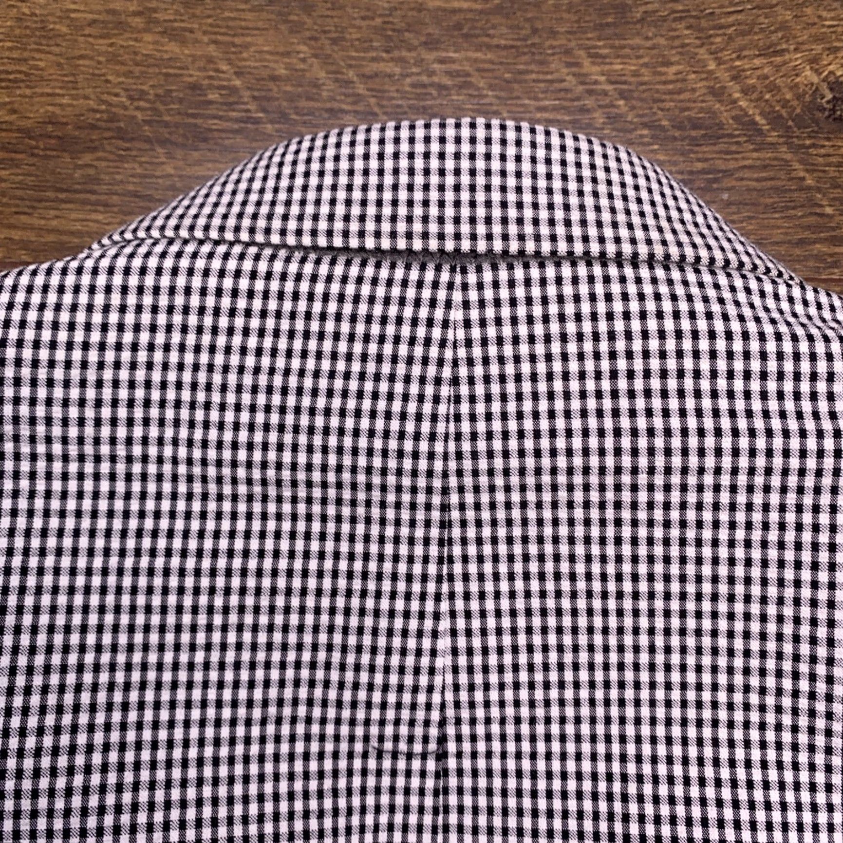 Chaps Chaps Sport Coat Mens 44L Black White Plaid Blazer Jackets Coat Blazer Sport Coat Notch Lapel Vintage? Wait. Size 44R - 7 Thumbnail