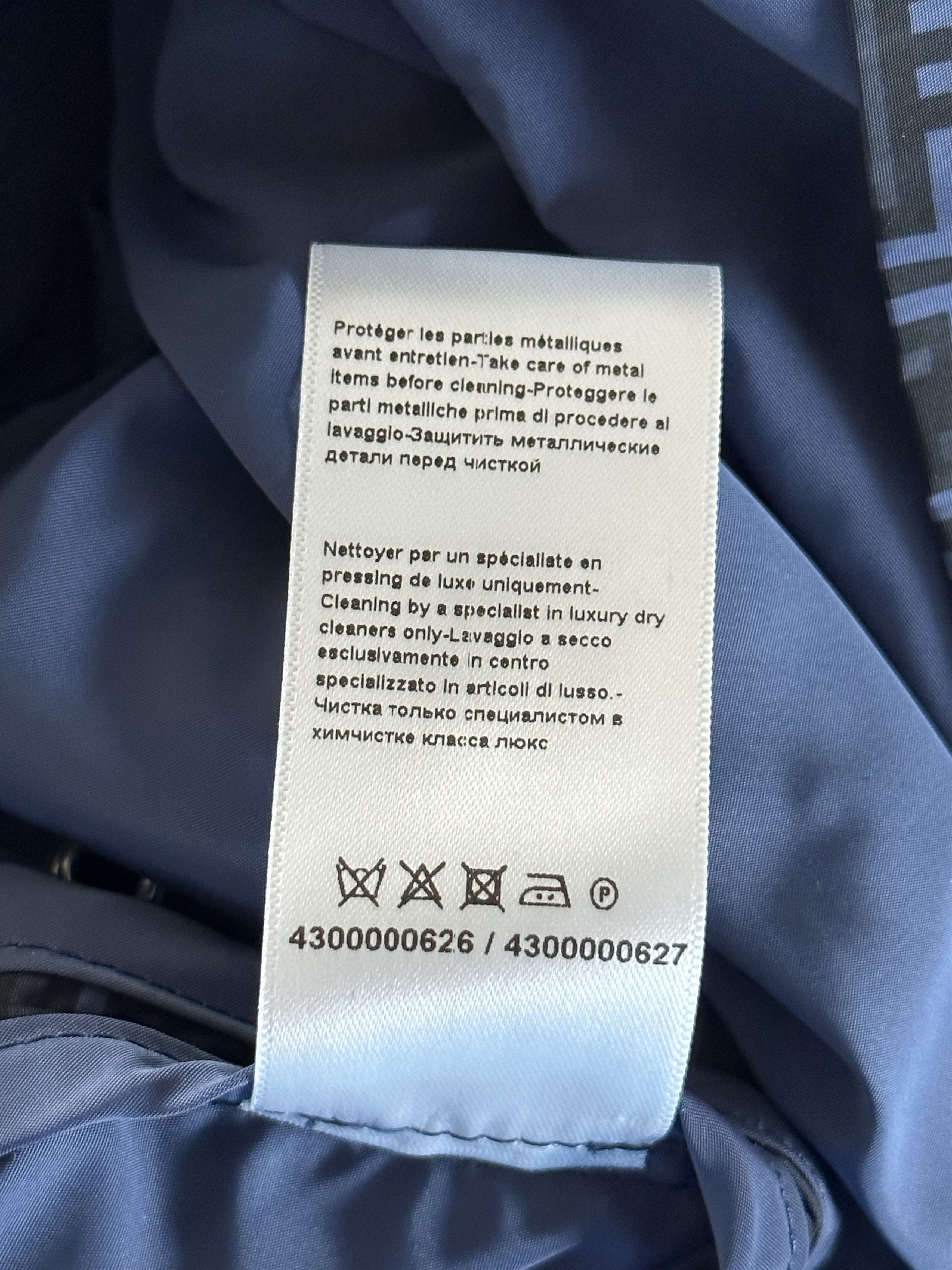 Lanvin Lanvin Black & Blue Jacquard Anorak Size US S / EU 44-46 / 1 - 5 Thumbnail