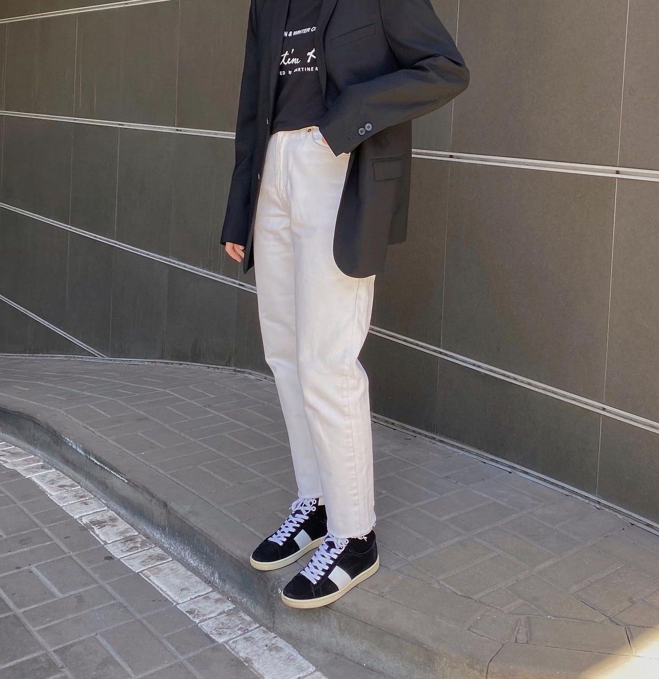 Saint Laurent Paris *sz36* SAINT LAURENT Hedi Slimane Suede Sneakers Black logo Size US 6 / IT 36 - 2 Thumbnail