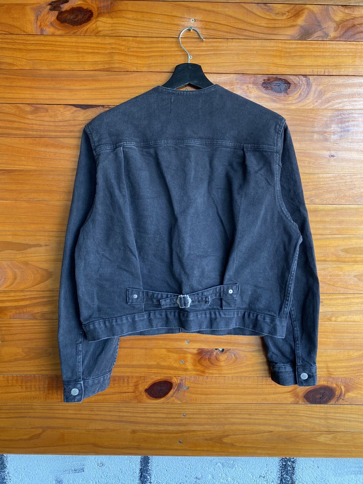 GU GU x Beautiful People Black Denim V-Neck Jacket Collab Size XL / US 12-14 / IT 48-50 - 14 Thumbnail
