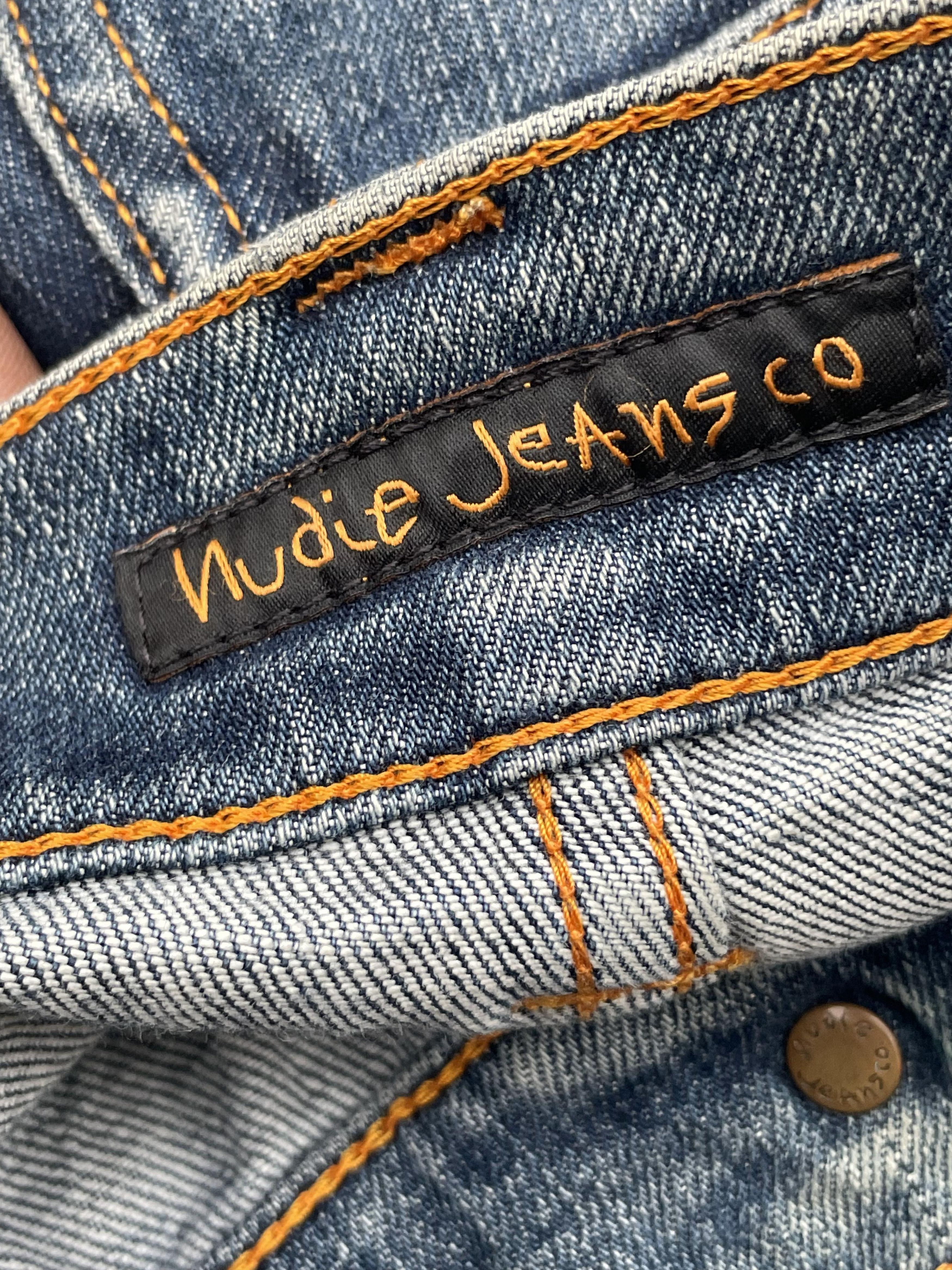 Designer Vintage Nudie Jeans Distresed Denim Size US 30 / EU 46 - 7 Thumbnail