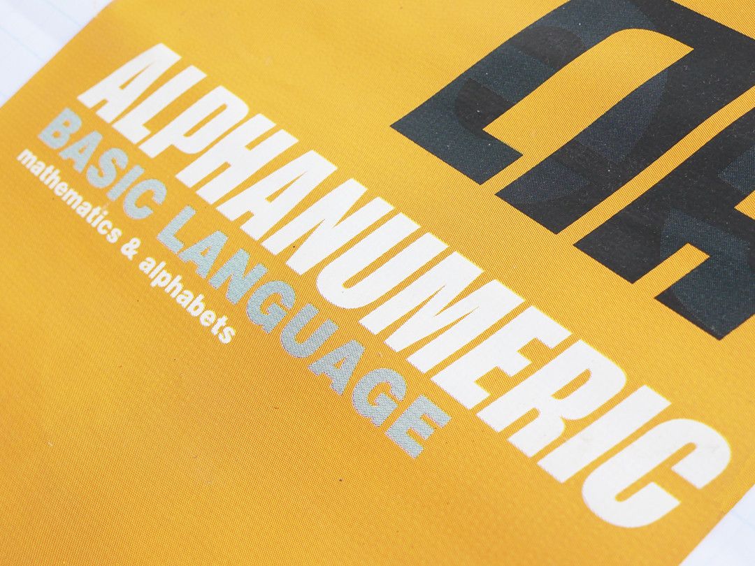 Alphanumeric !!! Alphanumeric Official Promo Vinyl Banner Deadstock VTG Size ONE SIZE - 4 Thumbnail