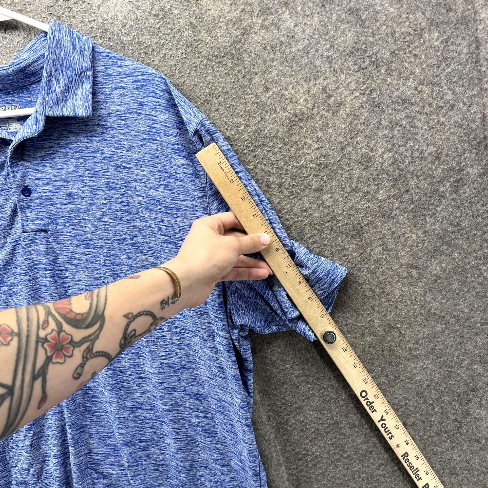 Under Armour Under Armour Polo Shirt Mens 2XL Blue HeatGear Loose Fit Golf Performance Shirt Size US XXL / EU 58 / 5 - 7 Thumbnail