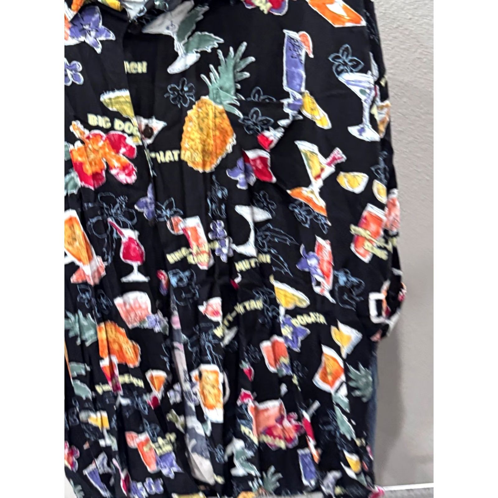 Big Dogs Big Dogs Hawaiian Artwork Floral BUTTON UP SHIRT 5XL XXXXXL Mens Long Sleeve Multicolor Shirt Size US XXL / EU 58 / 5 - 3 Thumbnail