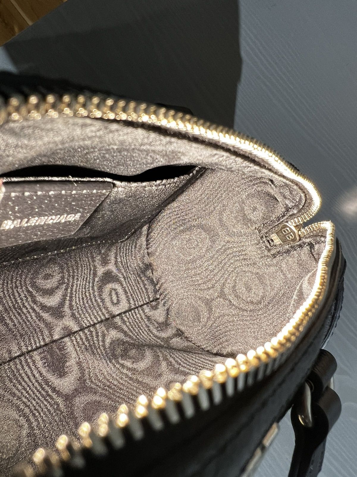 Gucci Gucci x Balenciaga Black Monogram Jacquard Canvas Hacker bag Size ONE SIZE - 20 Thumbnail