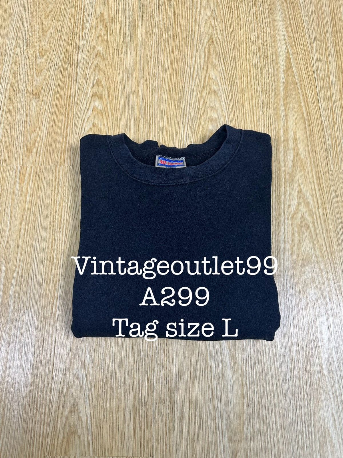Hanes × Vintage Vintage Hanes 80s Crewneck Faded Painted Sweatshirt A299 Size US L / EU 52-54 / 3 - 11 Thumbnail