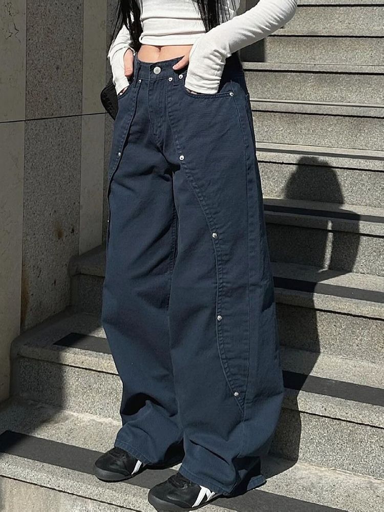 Other Loose Wide Leg Jean Size 36" / US 14 / IT 50 - 3 Thumbnail