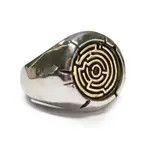 Other Vintage Maze Ring Stainless Steel Mens Ring Size ONE SIZE - 4 Thumbnail