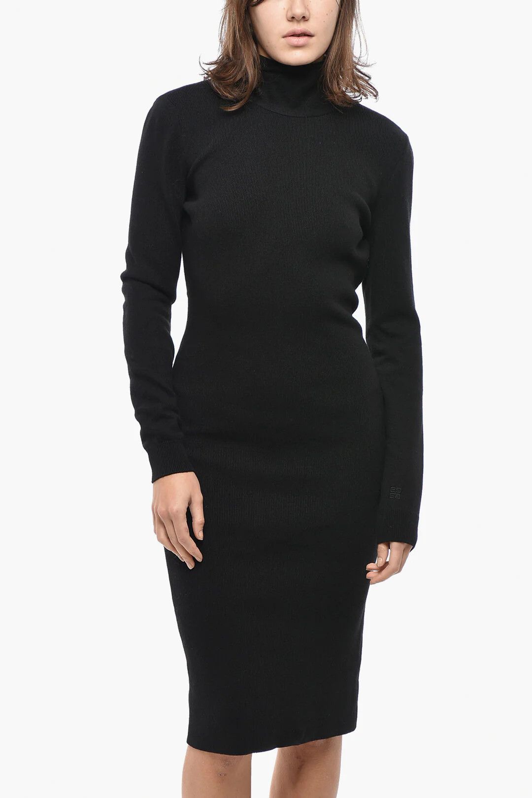 Givenchy og1mm0326 Backless Knit Dress in Black Size S / US 4 / IT 40 - 4 Thumbnail