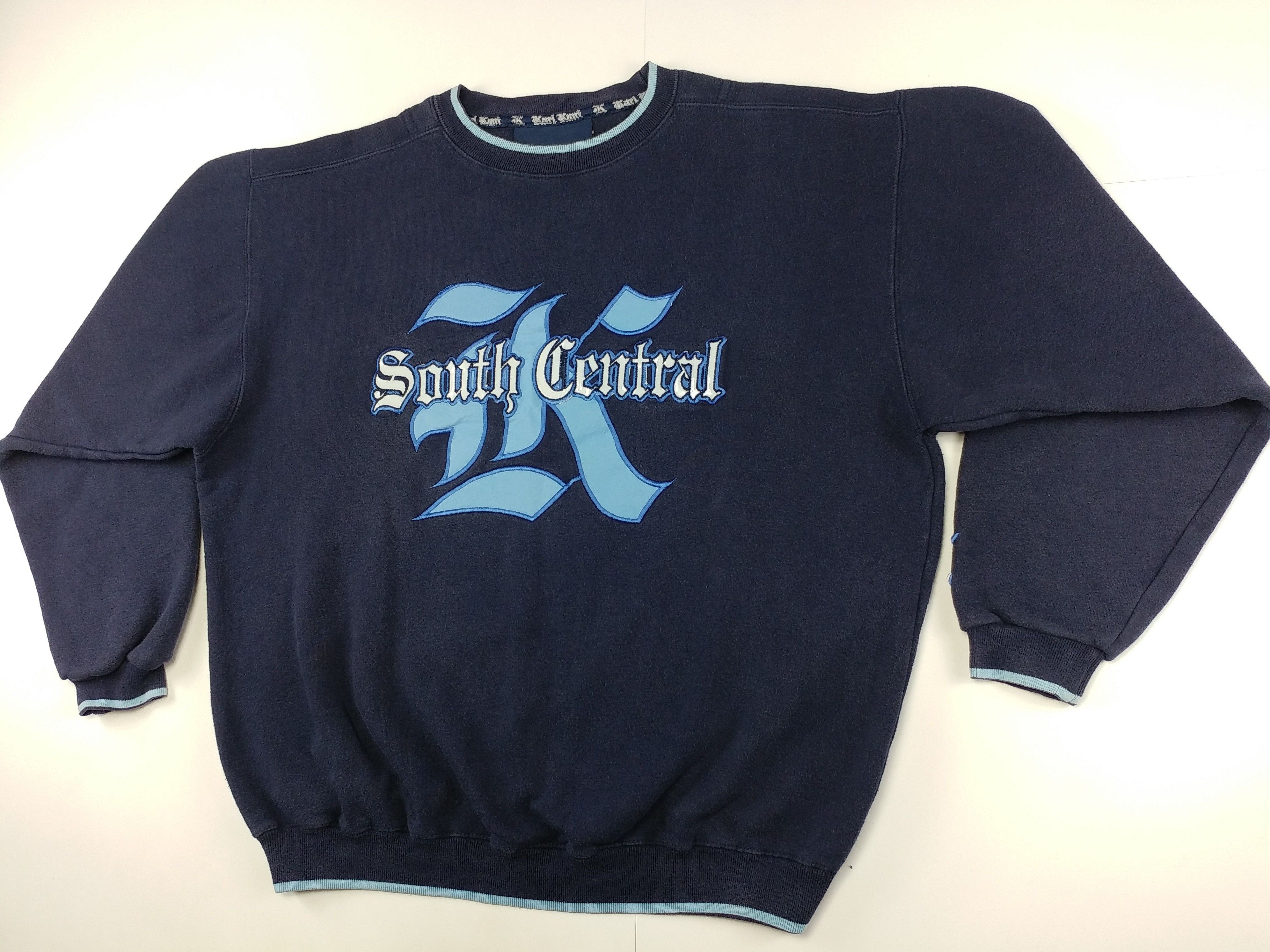 Karl Kani KARL KANI sweatshirt, South Central, vintage 90s hip hop, L Size US L / EU 52-54 / 3 - 8 Thumbnail