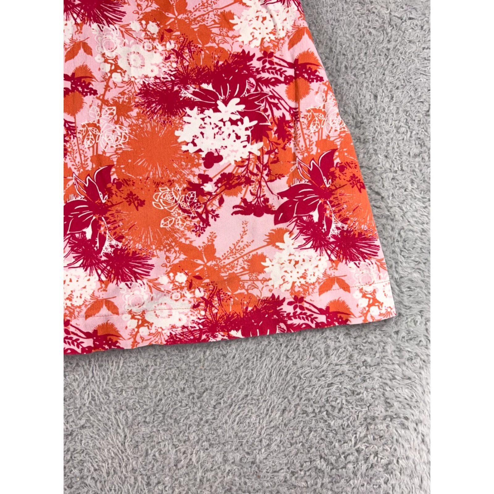 Vintage AW Golf Skirt Womens 12 Pink Floral Cotton AW Golf Womens Skirt Elastic Waistband Casual Short Mini 12 Pink Floral Sports Theme Womens Size 34" / US 12 / IT 48 - 7 Thumbnail